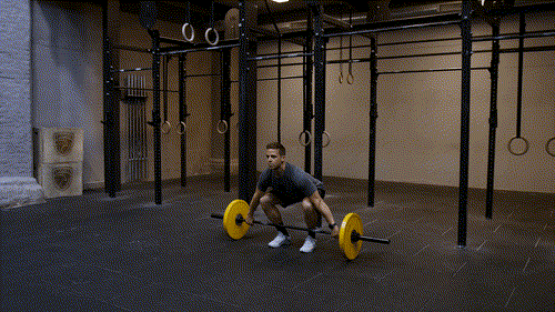 Snatch grip deadlift