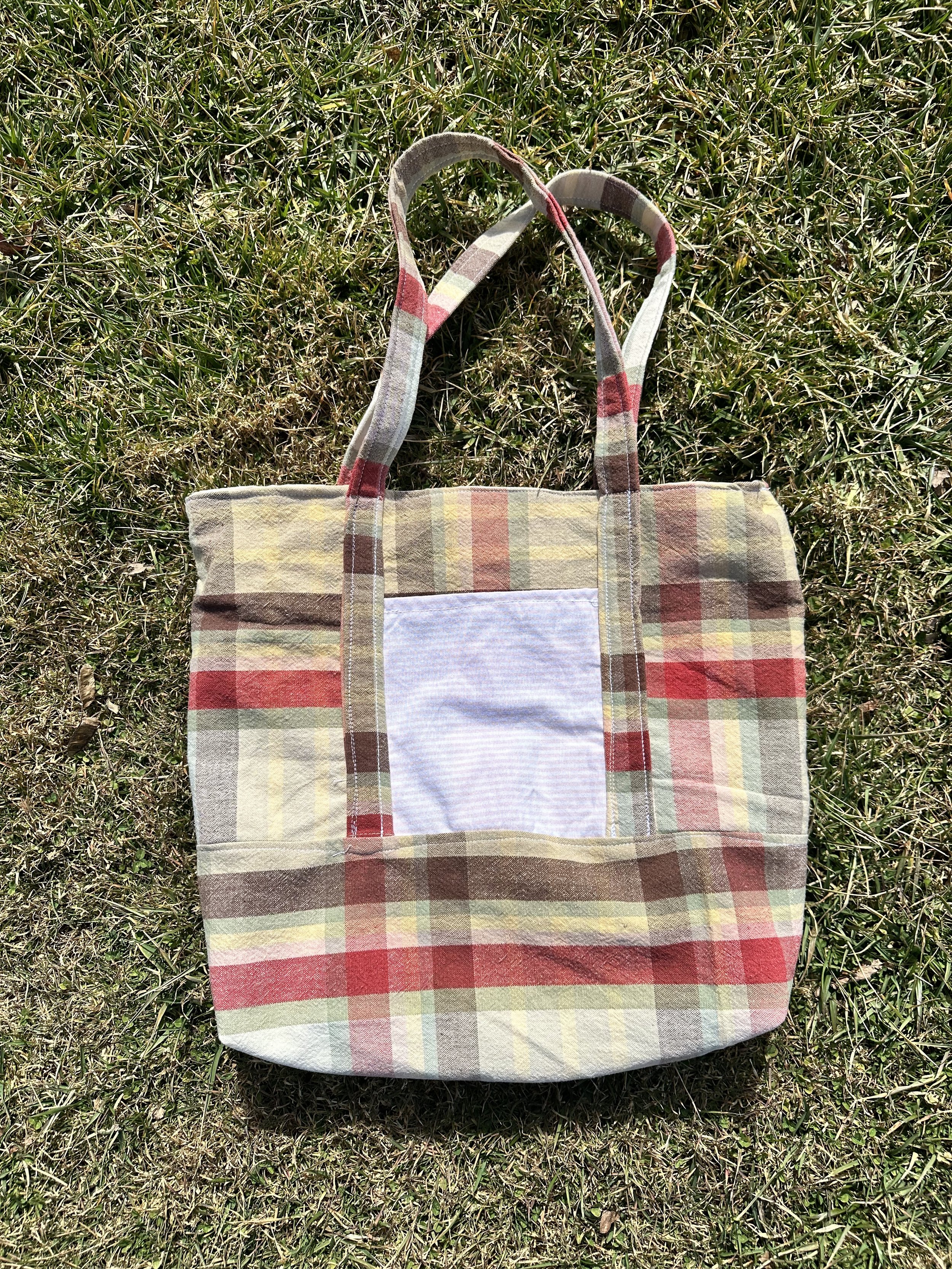 Mabel Tote: Cottage Plaid