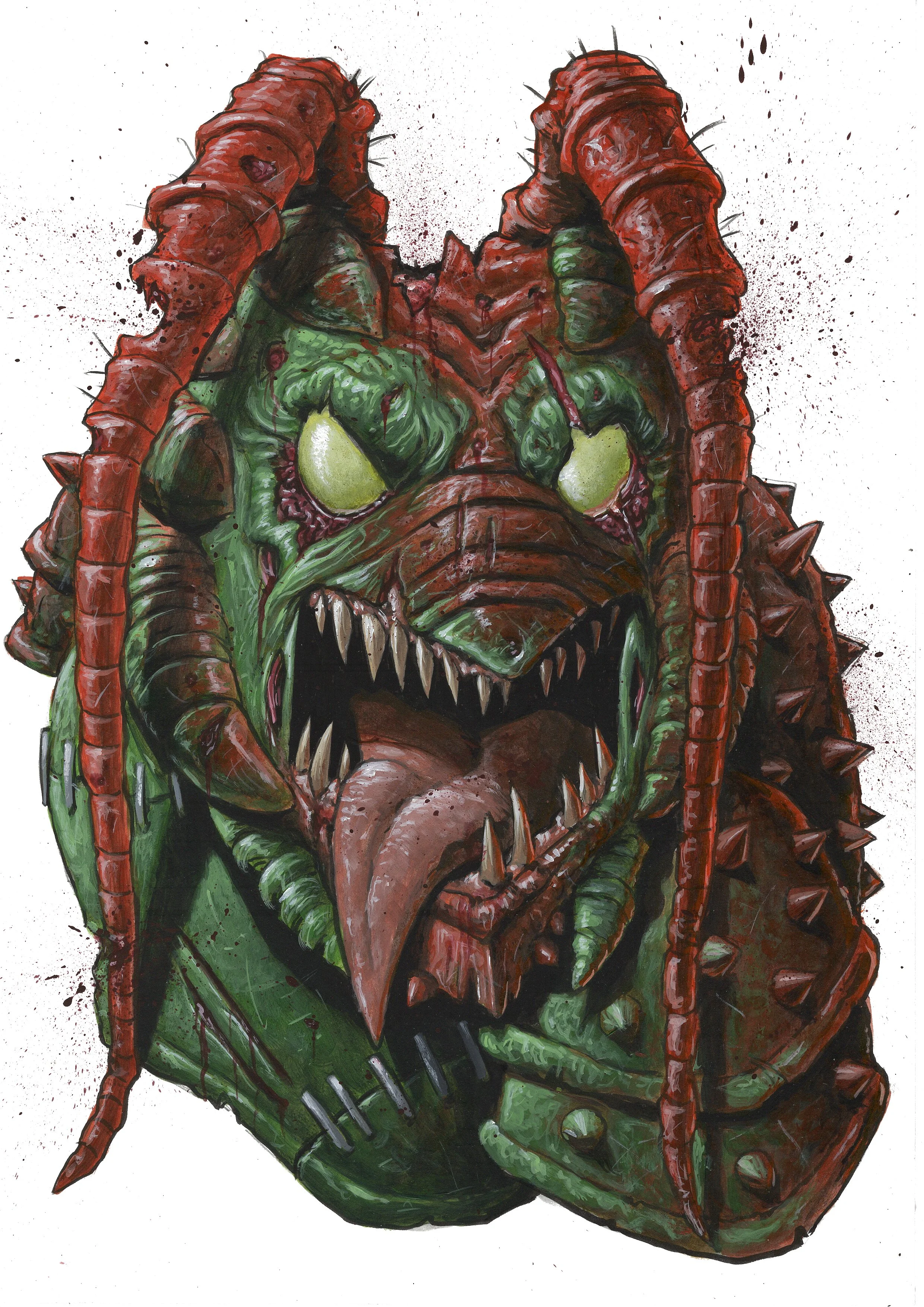 Street Sharks painting Series 2026 - SLOBSTER