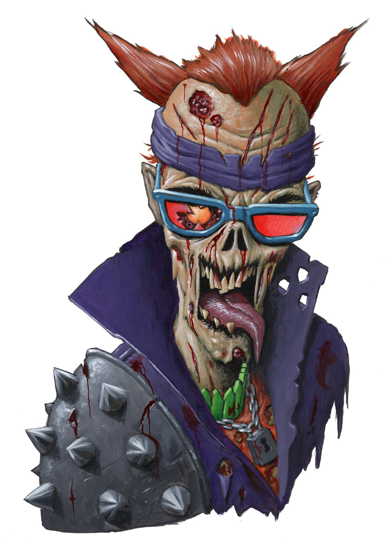 Toxic Crusaders Zombie Series 2025 - Bonehead