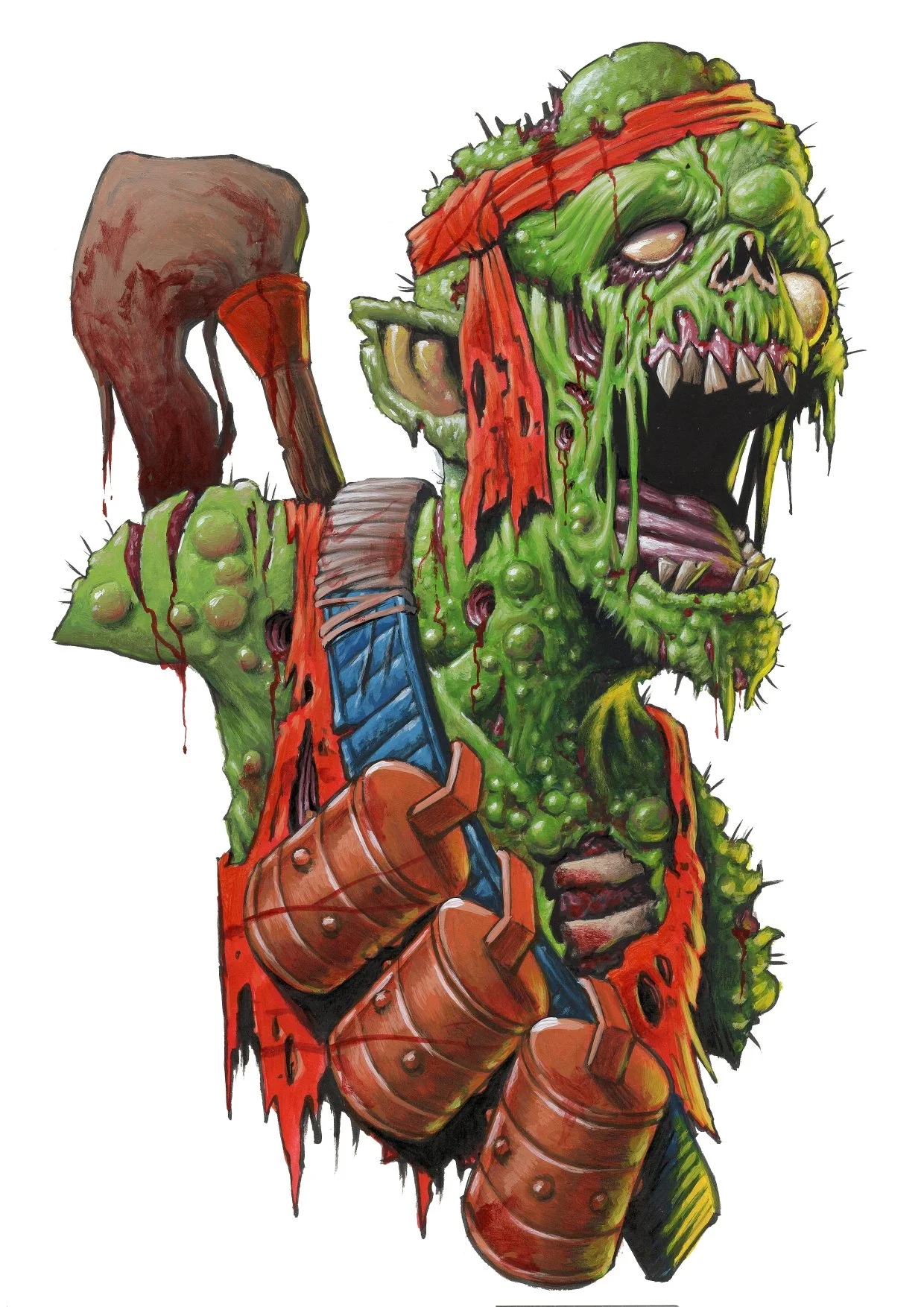 Toxic Crusaders Zombie Series 2025 - Toxie (Super Decay!)