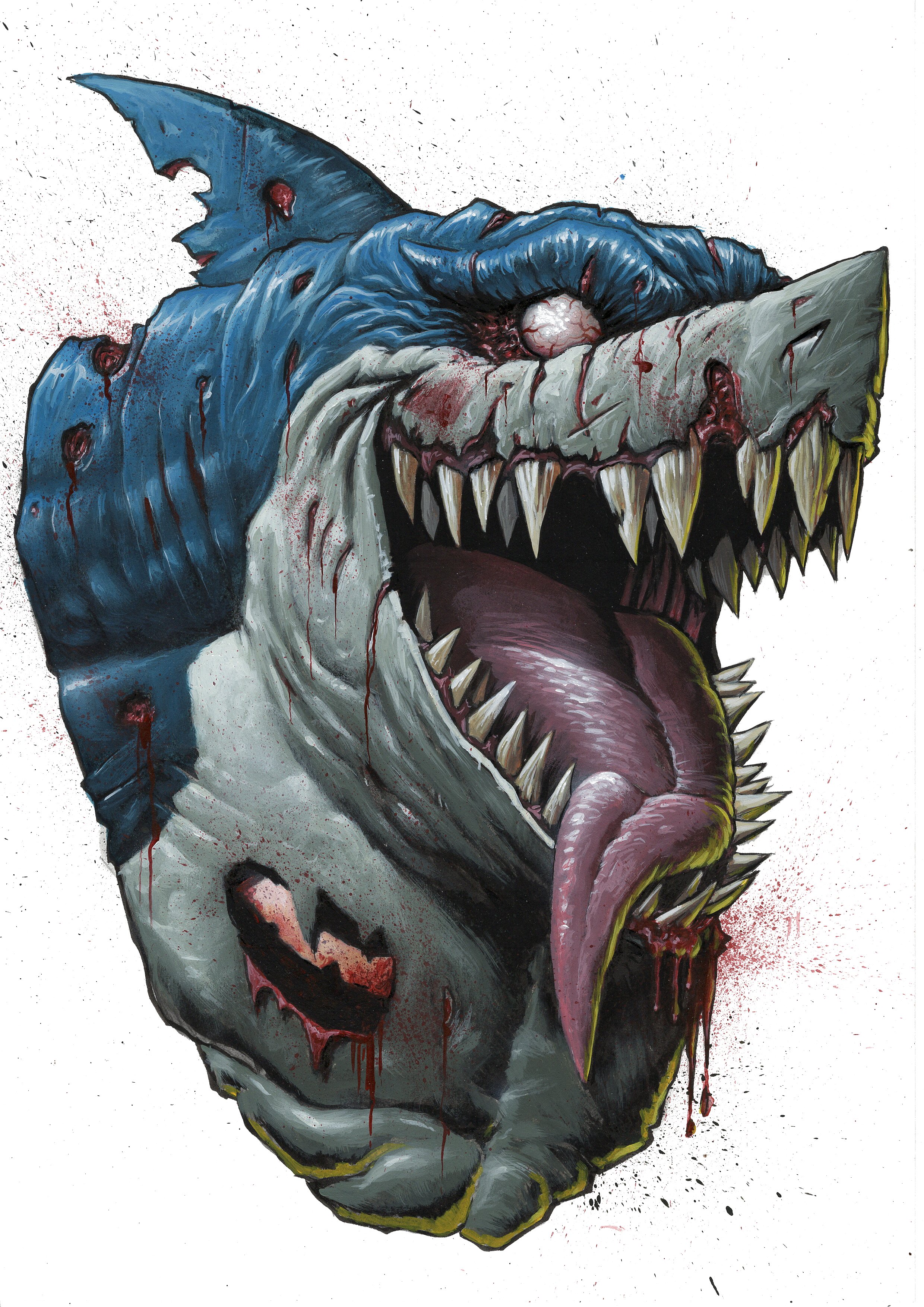 Street Sharks painting Series 2026 - RIPSTER