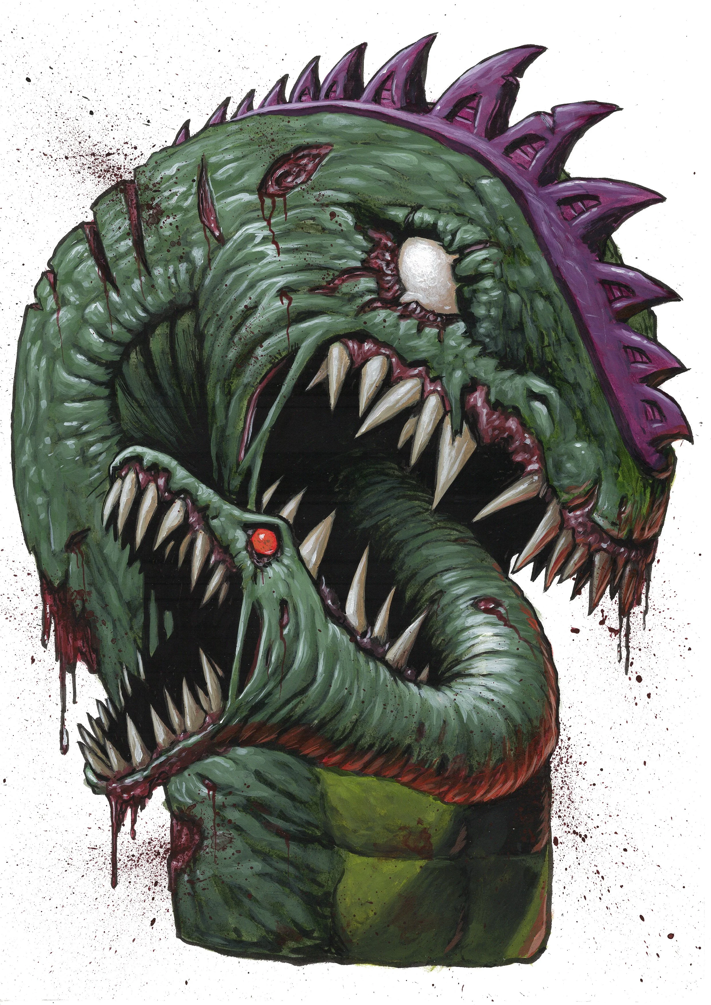 Street Sharks painting Series 2026 - REPTEEL