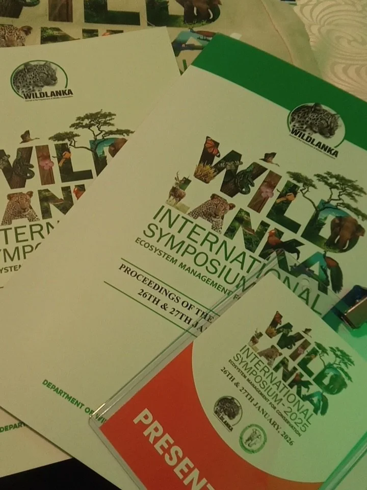 Recently, SLEP Research Assistant Dhanani presented her research on social behavior and play among elephant calves at WildLanka, an international research symposium hosted by Sri Lanka&rsquo;s Department of Wildlife Conservation. Her work sheds light