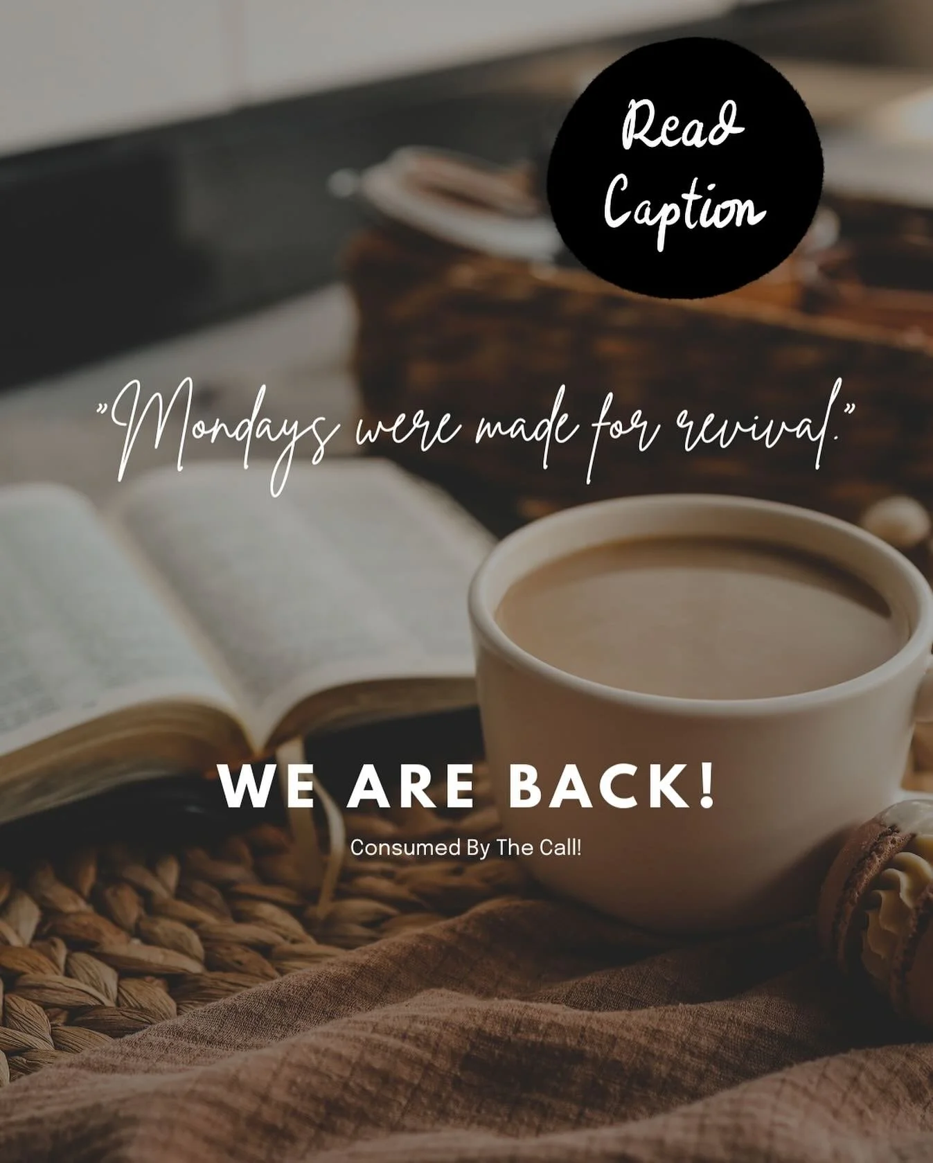 🔥 IT&rsquo;S BACK &mdash; and this time, it&rsquo;s LIVE! 🔥

For 3&frac12; years, I went LIVE every weekday morning with my Daily Devos&mdash;and thousands of you joined me as we started our day anchored in Jesus. 💛

Well guess what&hellip; we&rsq