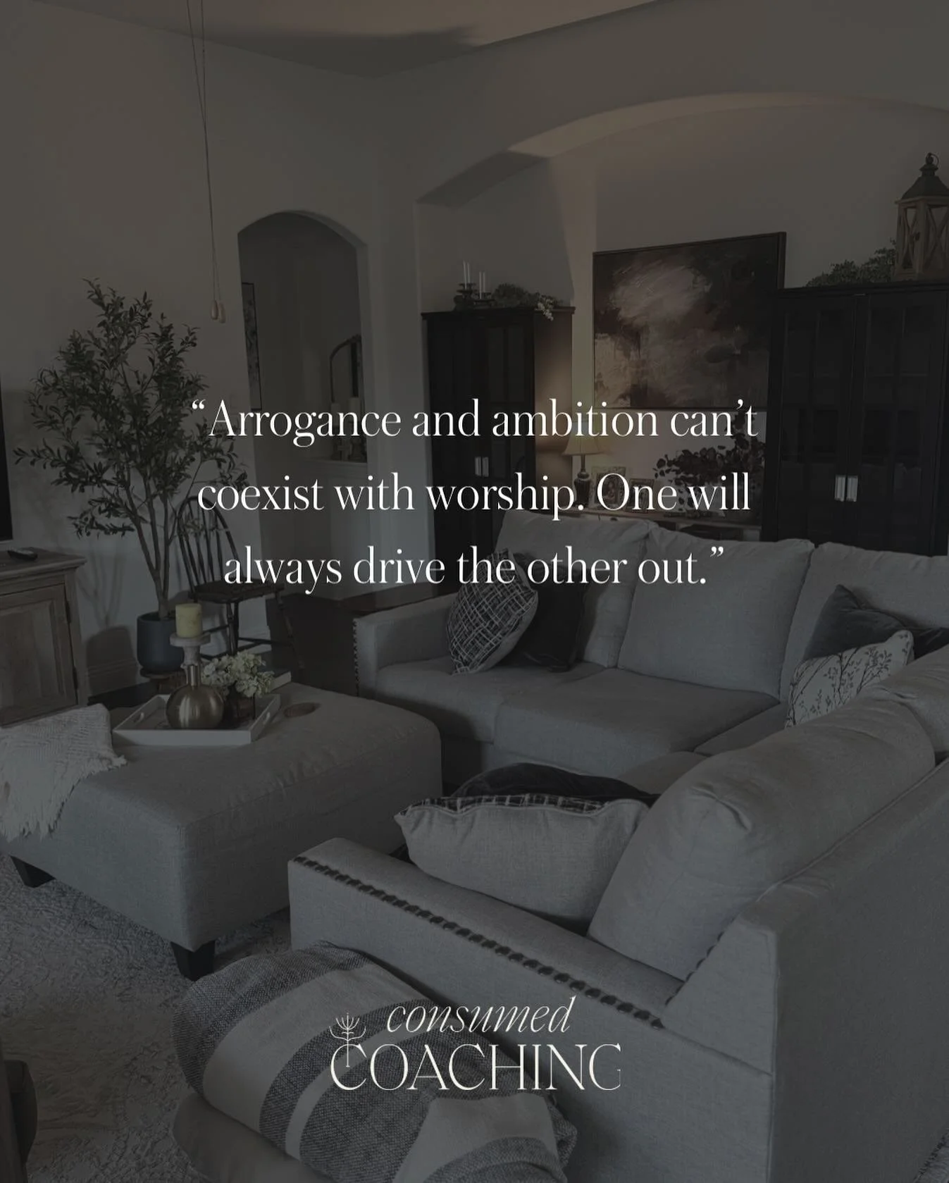 ARROGANCE AND SELFISH AMBITION HAVE NO PLACE NEAR A WORSHIPPER.
They are diametrically opposed. It&rsquo;s what Satan fell for&mdash;and what he&rsquo;s still pushing in the world today.

When you start believing it&rsquo;s your talent that brings pe