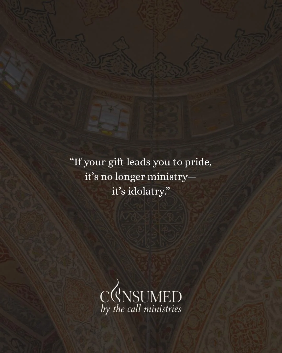 &ldquo;God is not impressed with your gifts. He gave them to you.
I&rsquo;m known all over the world for my gifts&hellip;
but I&rsquo;m only known to Jesus by my relationship with Him.&rdquo; &mdash; CeCe Winans

What. A. Word.
And what a necessary w