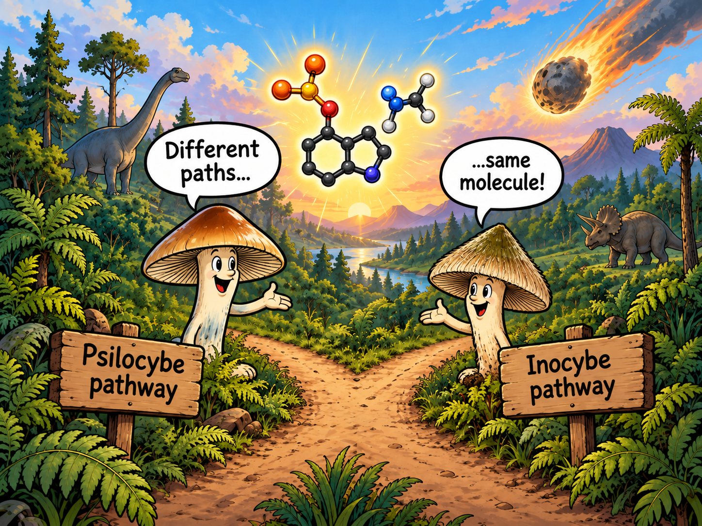 Magic Mushrooms: Looking Way Back