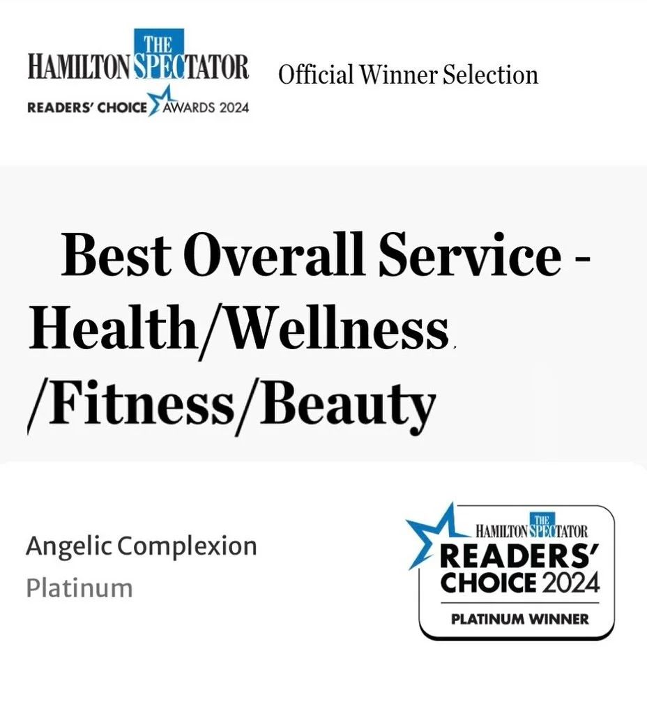I am so esctatic and humble to announce that Angelic Complexion has received the Platinum Award for Top Overall Service in The Hamilton Spectator&rsquo;s Readers Choice Awards for 2024! 🎉 

Thank you to whoever nominated me and all of you that voted