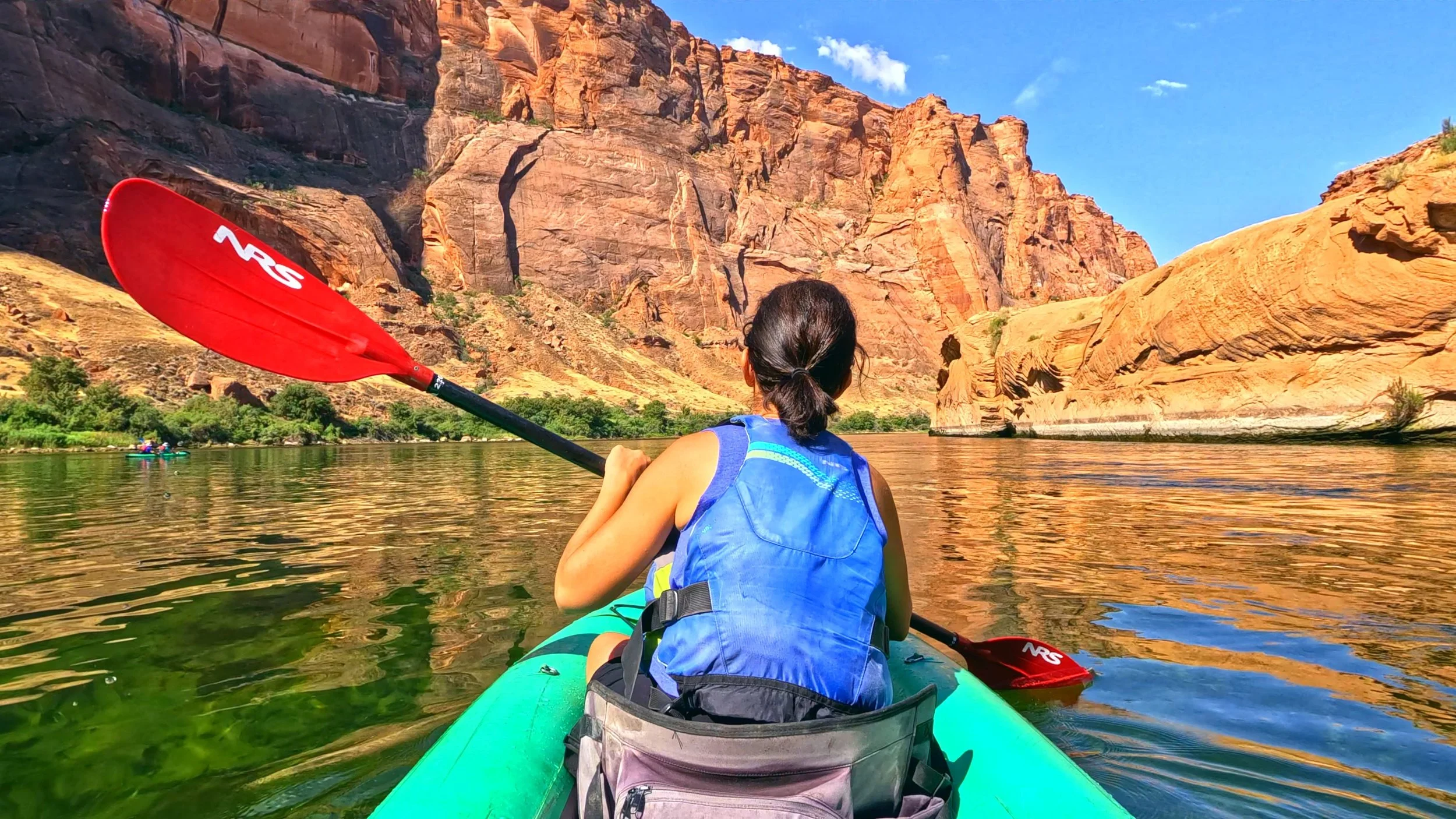 Experience one of the most unique adventures in the Southwest—kayaking the calm, emerald waters of the Colorado River beneath Marble Canyon’s towering red cliffs. Launch upstream below Glen Canyon Dam and float through the world-famous Horseshoe Bend