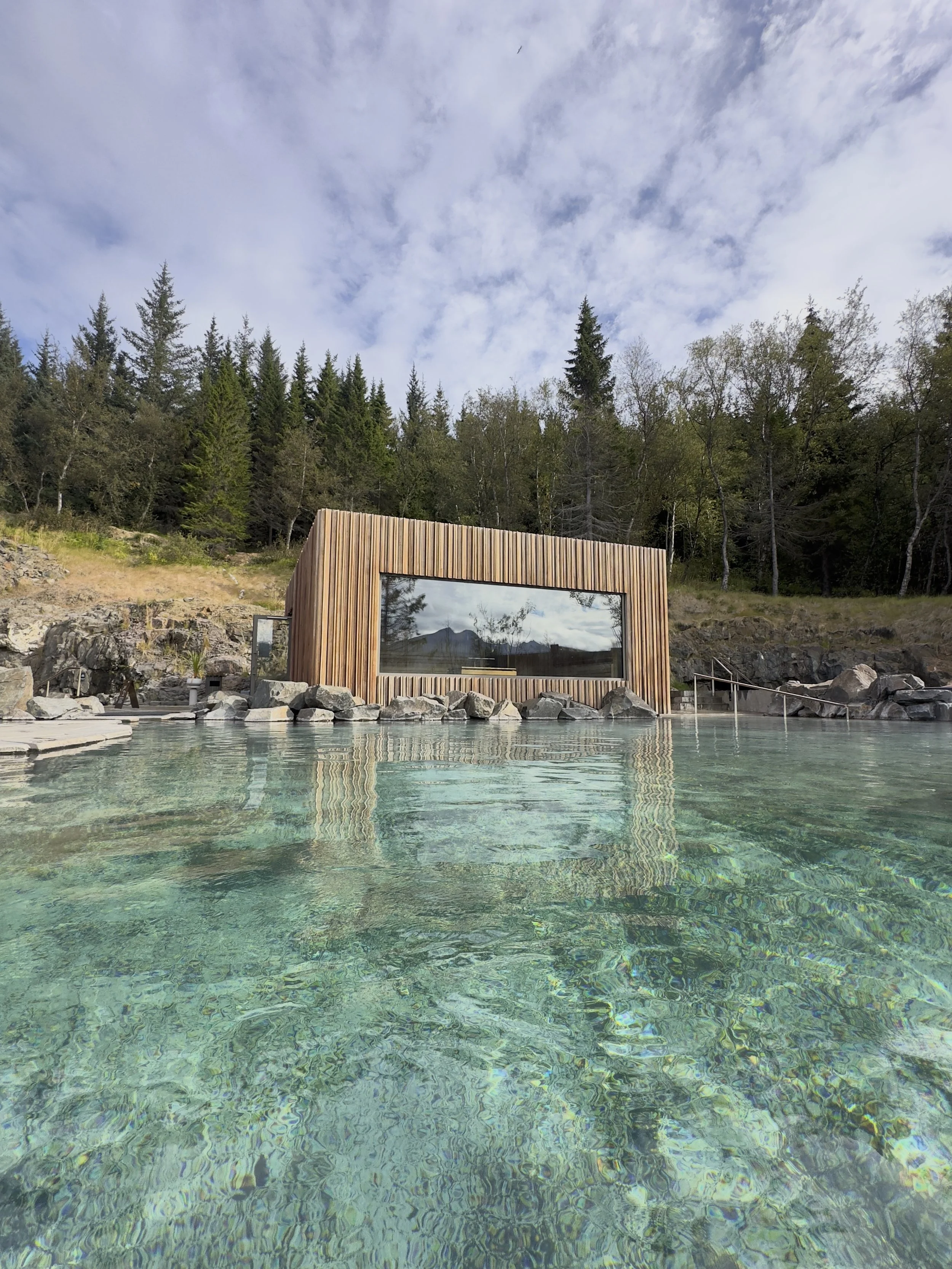 forest lagoon - akureyri, iceland