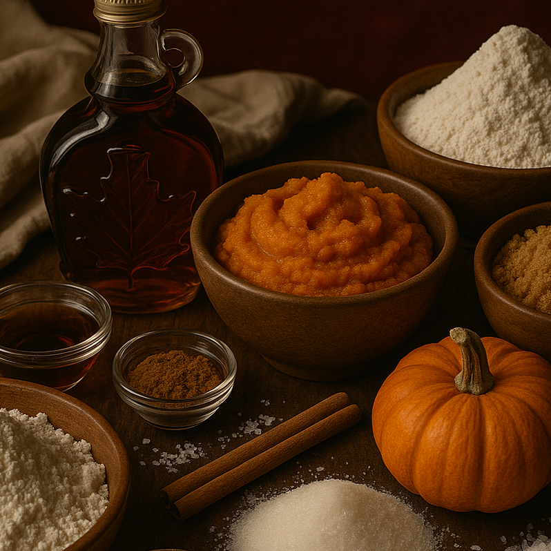 Pumpkin Maple Cake Bars