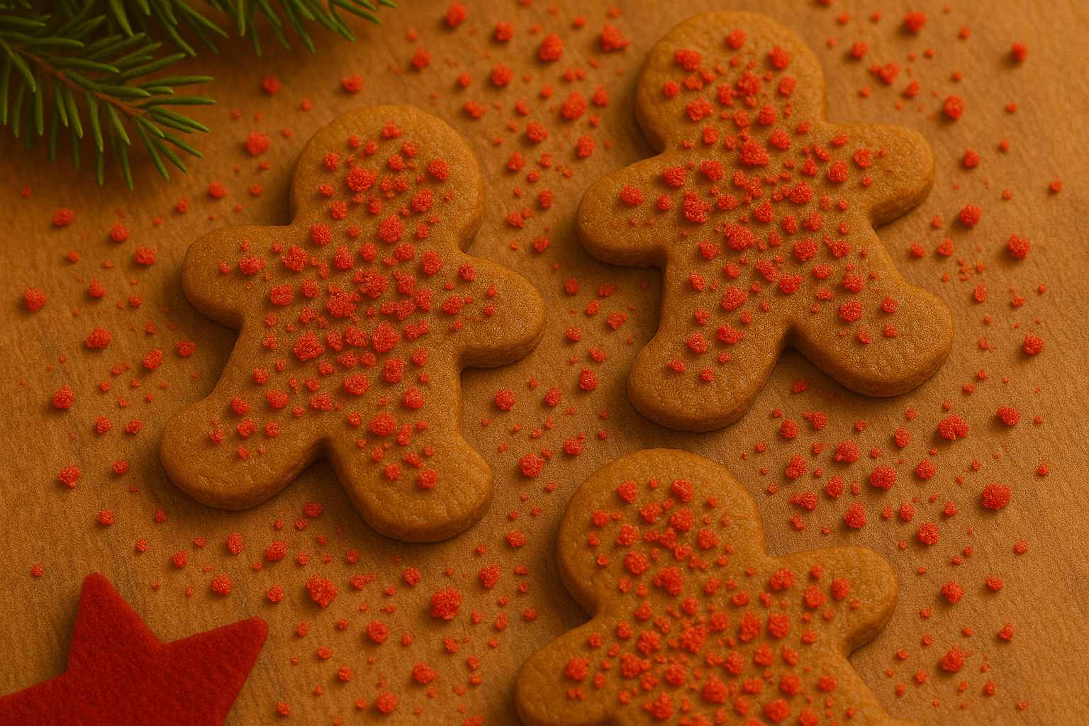 Gingerbread People w/ Red Hot Crunch