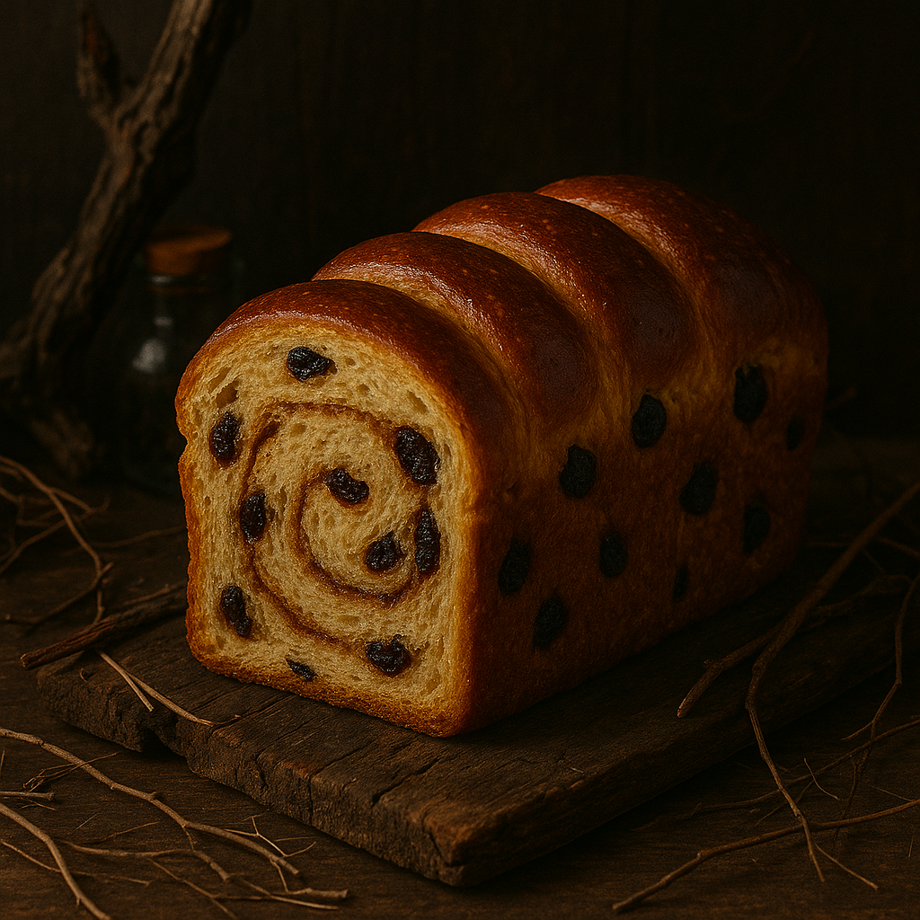 Cinnamon Raisin Brioche Loaf