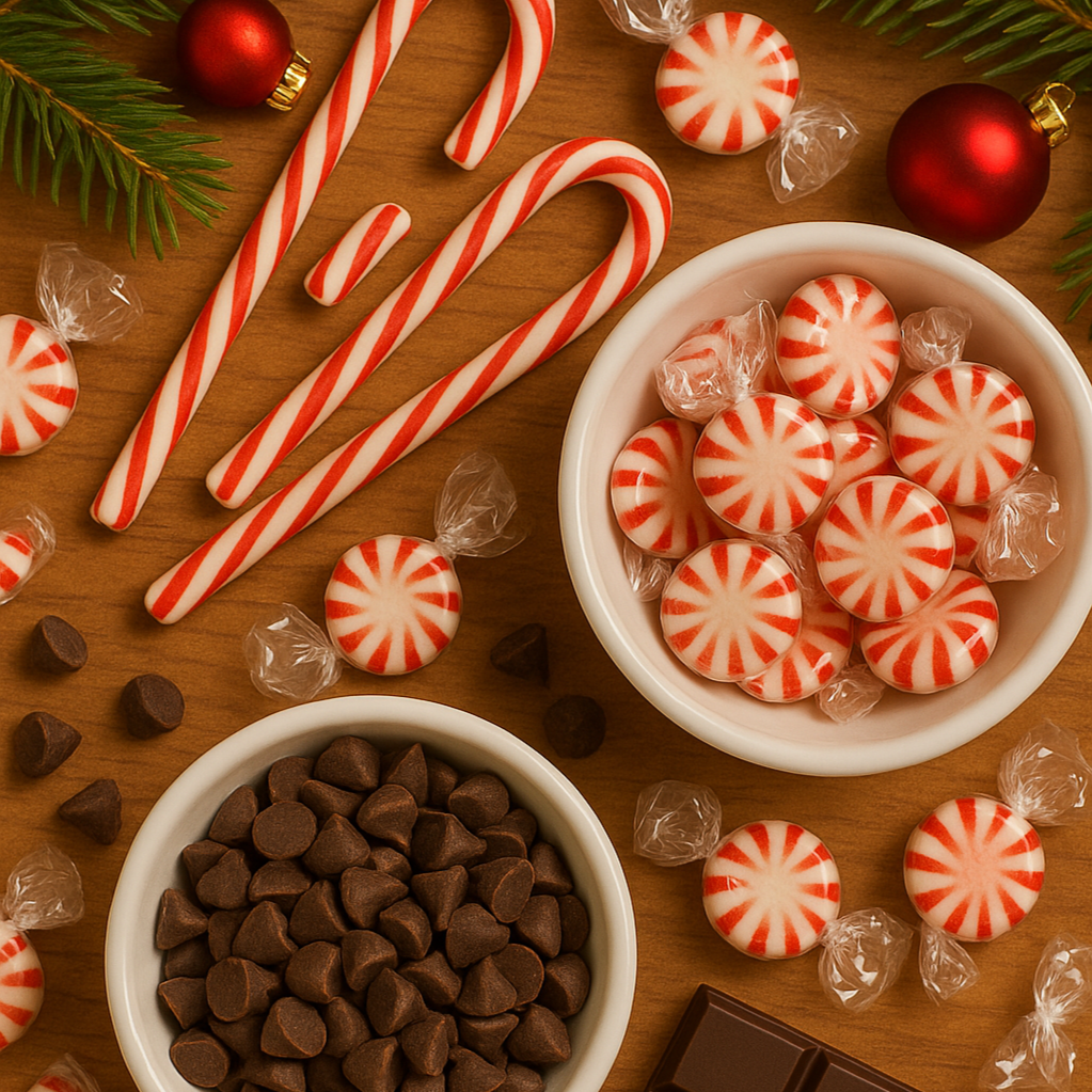 Chocolate Peppermint Hot fudge Thumbprint Cookies (2-pack)