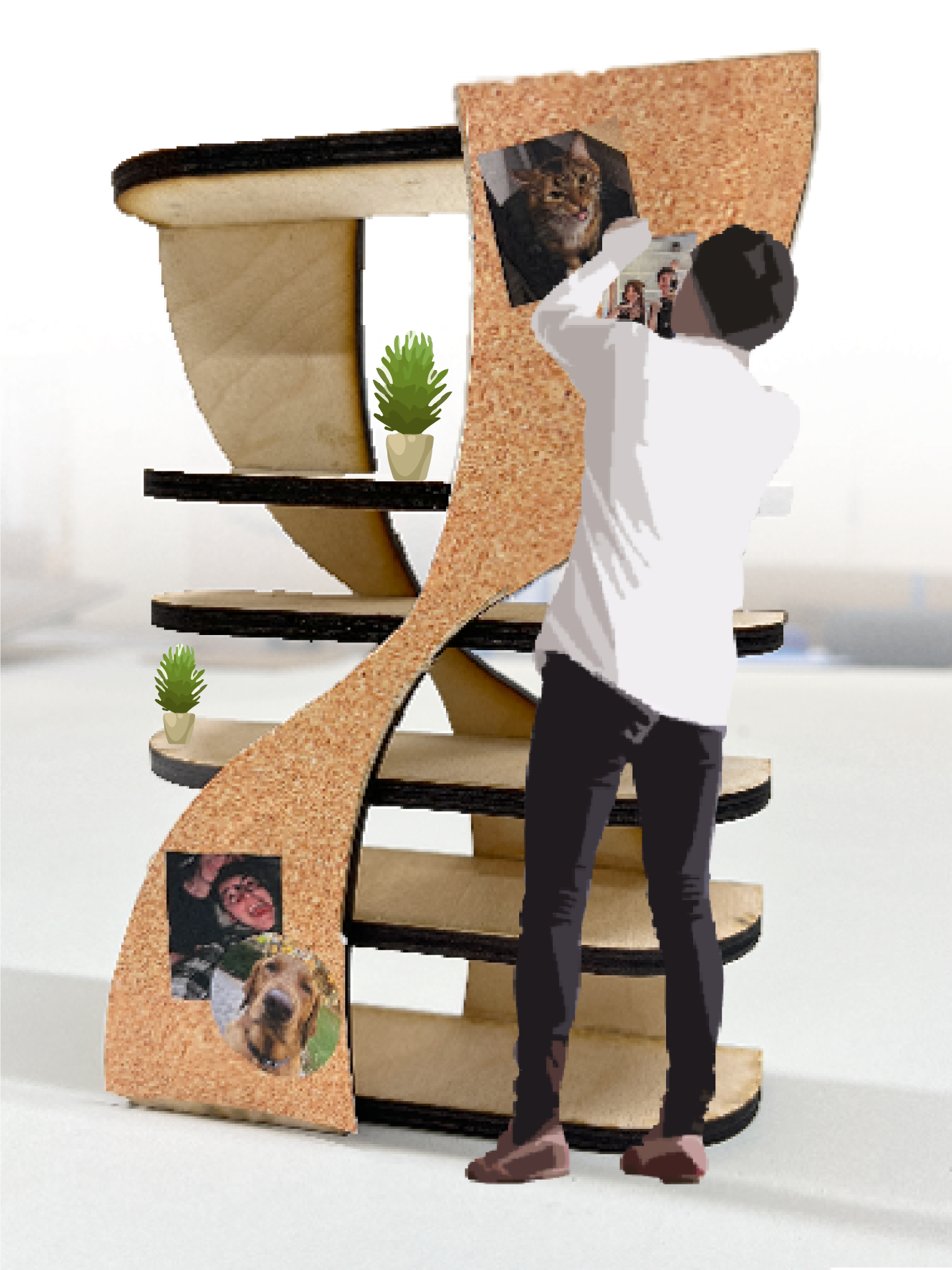 Laser cut scale model