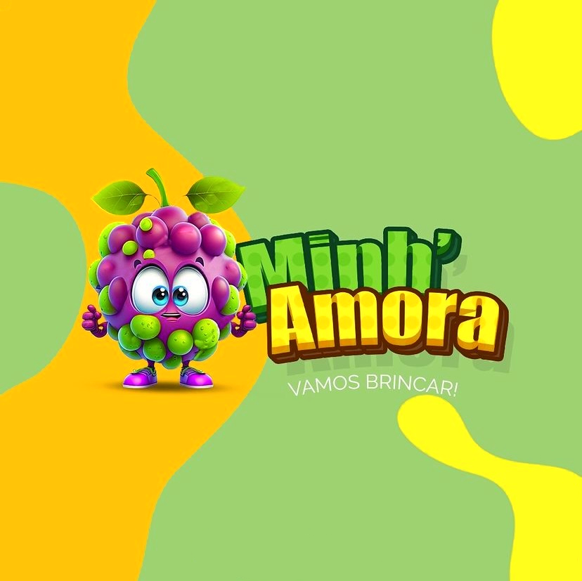 Mascote do Minh’Amora Fun Park representando a identidade da marca e a experiência infantil no Porto