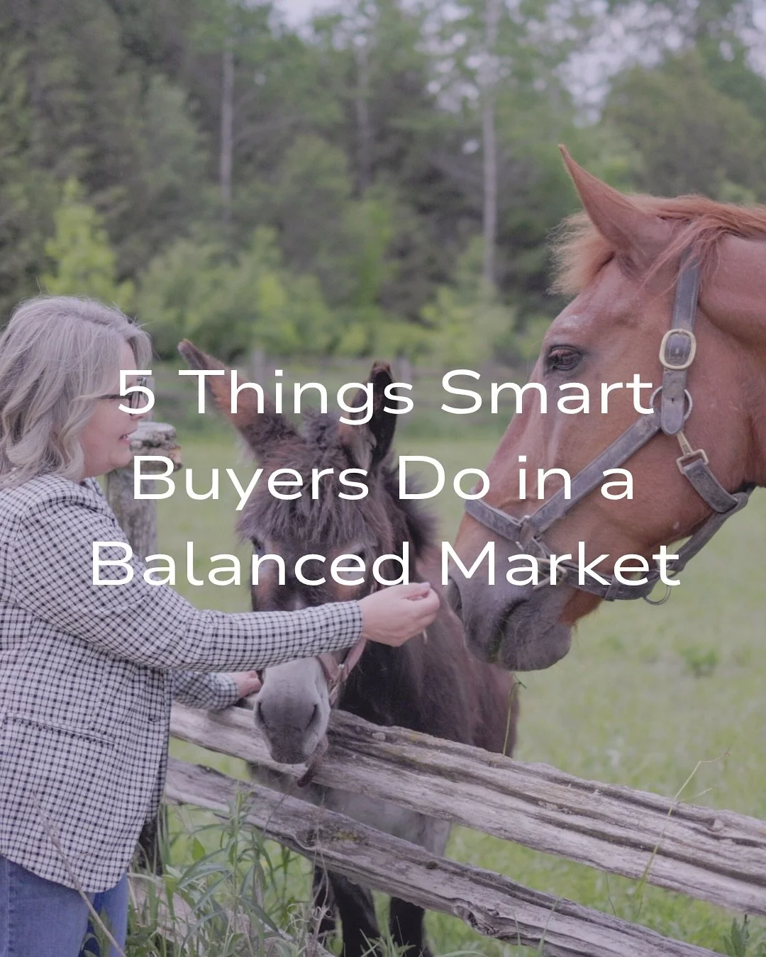 Smart buyers know this balanced market is full of opportunity. 🏡

They&rsquo;re not rushing &mdash; they&rsquo;re strategizing.
Get pre-approved. Research the area. Negotiate smart.
And work with someone who knows rural living inside out.

#smartbuy