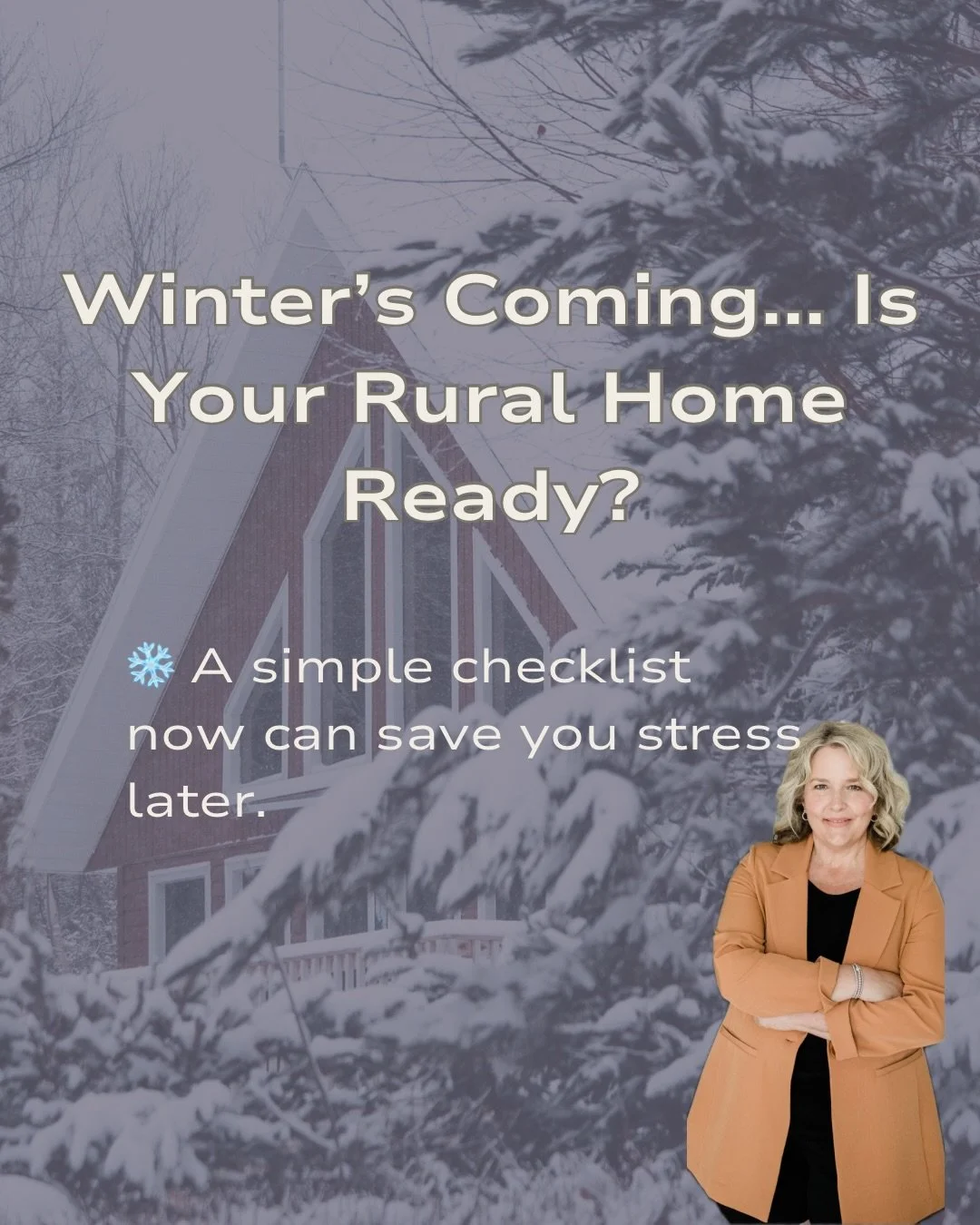 Winter is coming&hellip; and rural homes feel it first. ❄️
Whether you&rsquo;re in a farmhouse outside Clifford, a hobby farm in Grey, or a cozy bungalow in Perth, a little maintenance now can save you stress (and money) once the colder weather settl