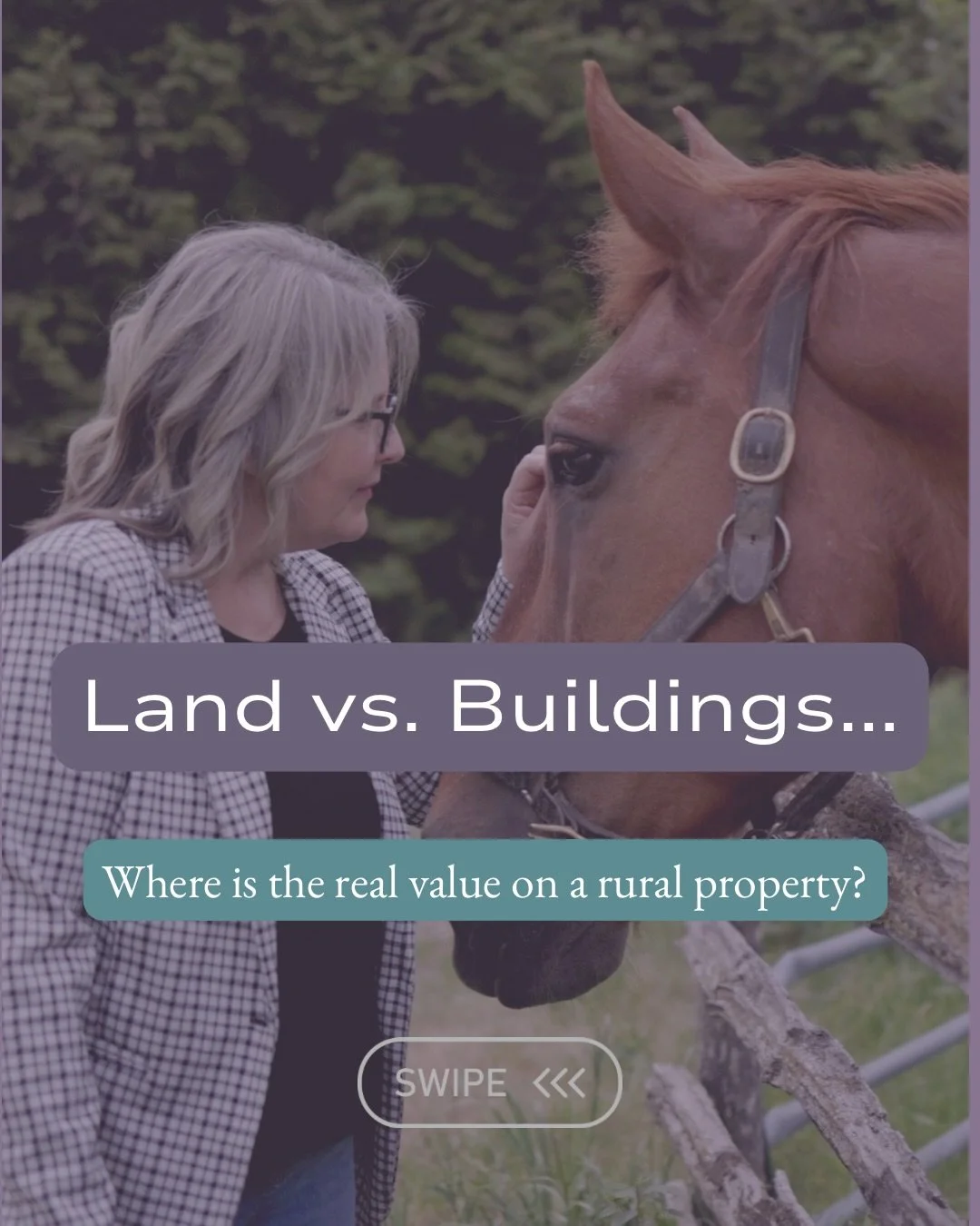 Land vs. buildings it&rsquo;s one of the biggest shifts I see when buyers start looking at rural properties.

The land is what draws people in.
But the house, the barn, and everything in between&hellip;
that&rsquo;s what shapes the final decision.

I