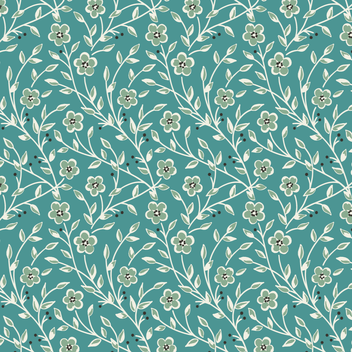 Morning Dew fabric collection, butterflies, stripes, weave, mid century , retro, vintage, charming illustrations, colorful, blues, greens, corals, reds, umber, flowers, bouquets, leaves.