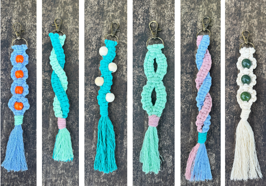 Macrame Bag Charms @ Fremont Brewing
