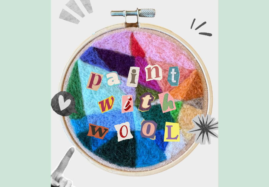 Paint With Wool Needle Felting @ Make Apothecary