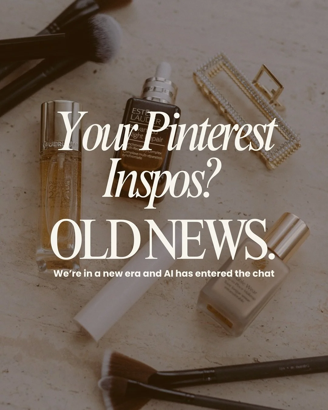 Your Pinterest inspos? Old news ☠️

We&rsquo;re now in a flux of AI generated beauty content&hellip; and yes, that includes makeup and hair.

What you&rsquo;re saving on Pinterest or seeing on TikTok might look real, but many of those images aren&rsq
