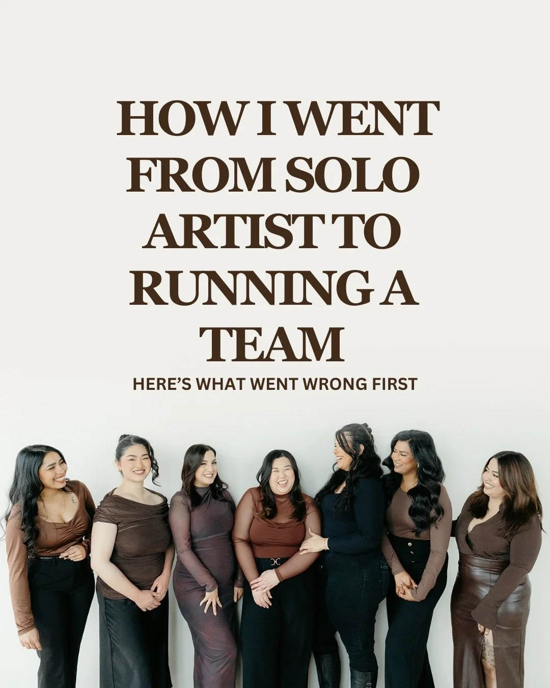 For a long time, it was just me.

One artist. One kit. One wedding at a time.

As demand grew, I had a choice: stay solo or build something bigger.

What I learned is that building a team isn&rsquo;t just about taking on more weddings. It&rsquo;s abo