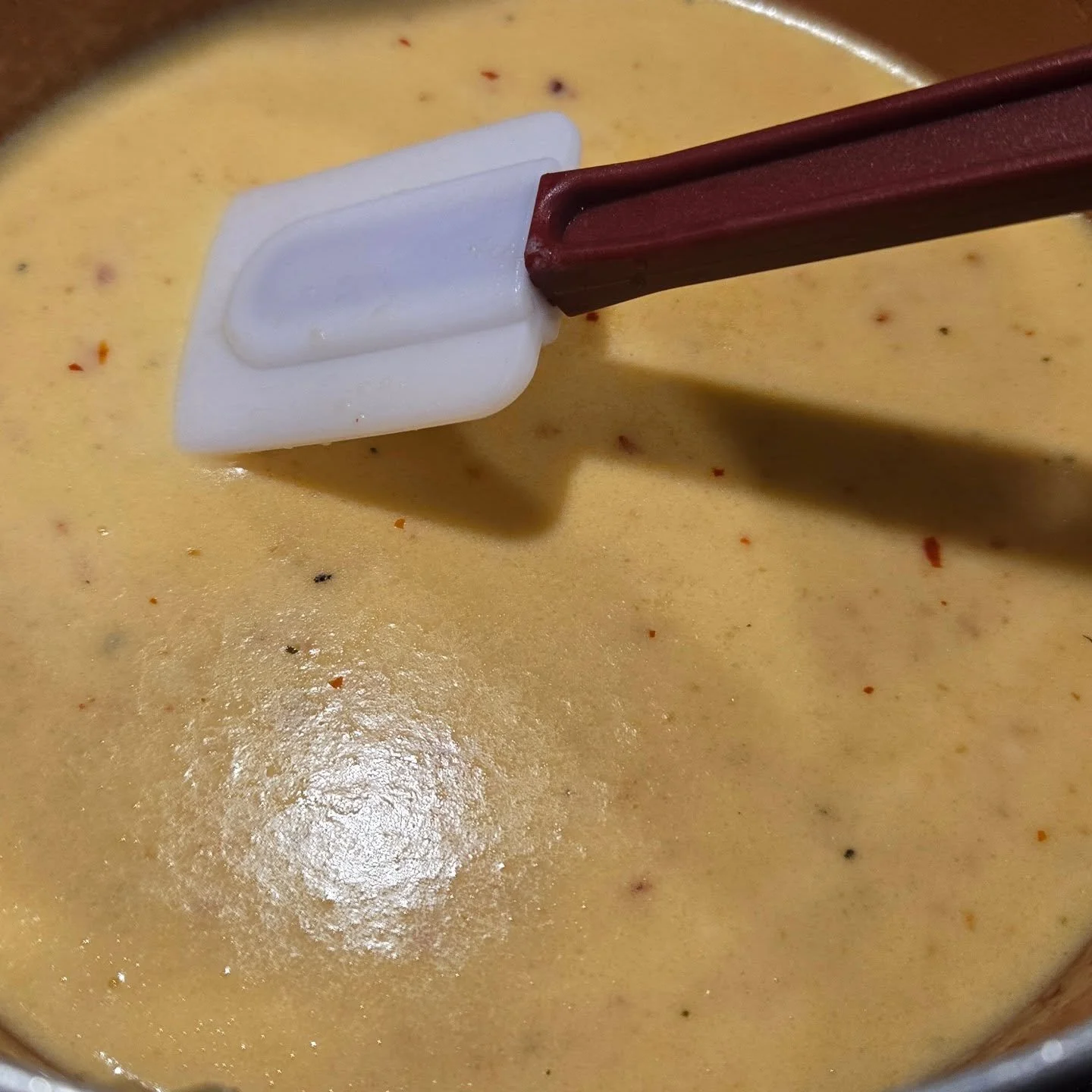 Cheese sauce done - ready to finish mac n cheese