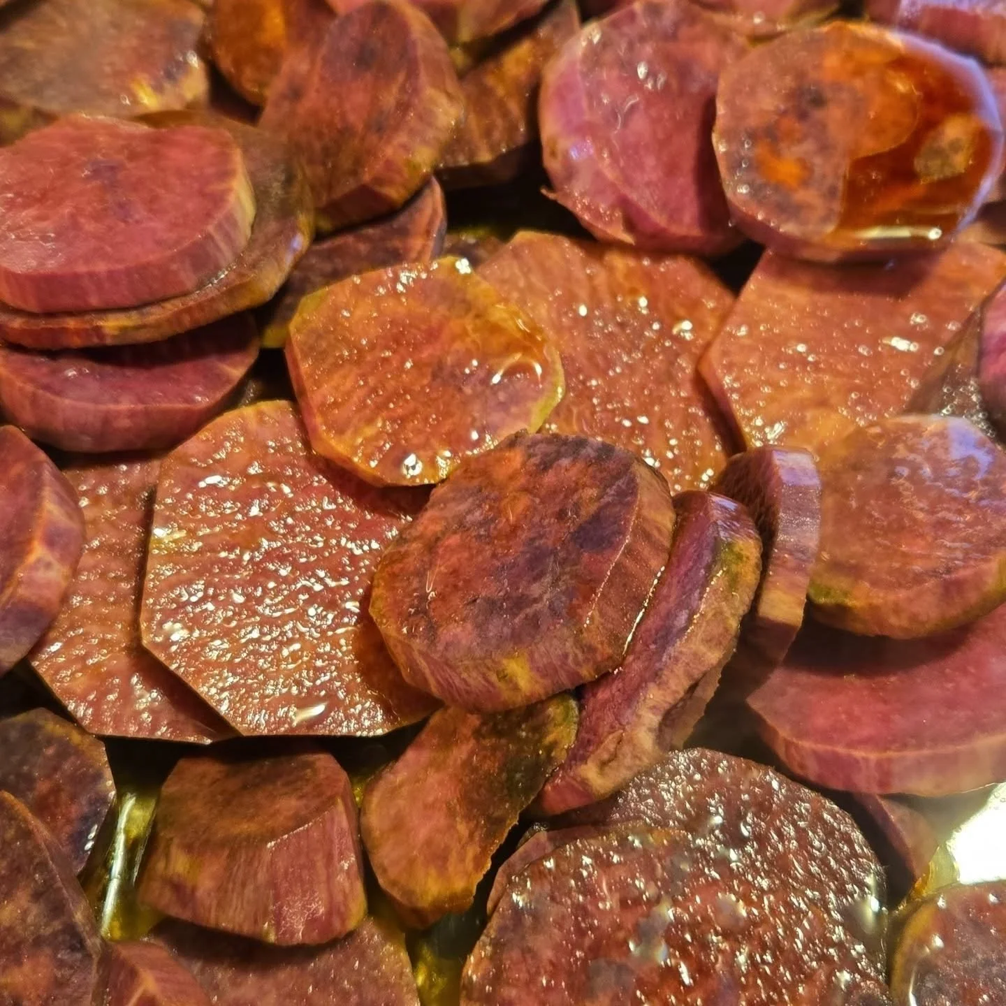 Okinawan sweet potatoes