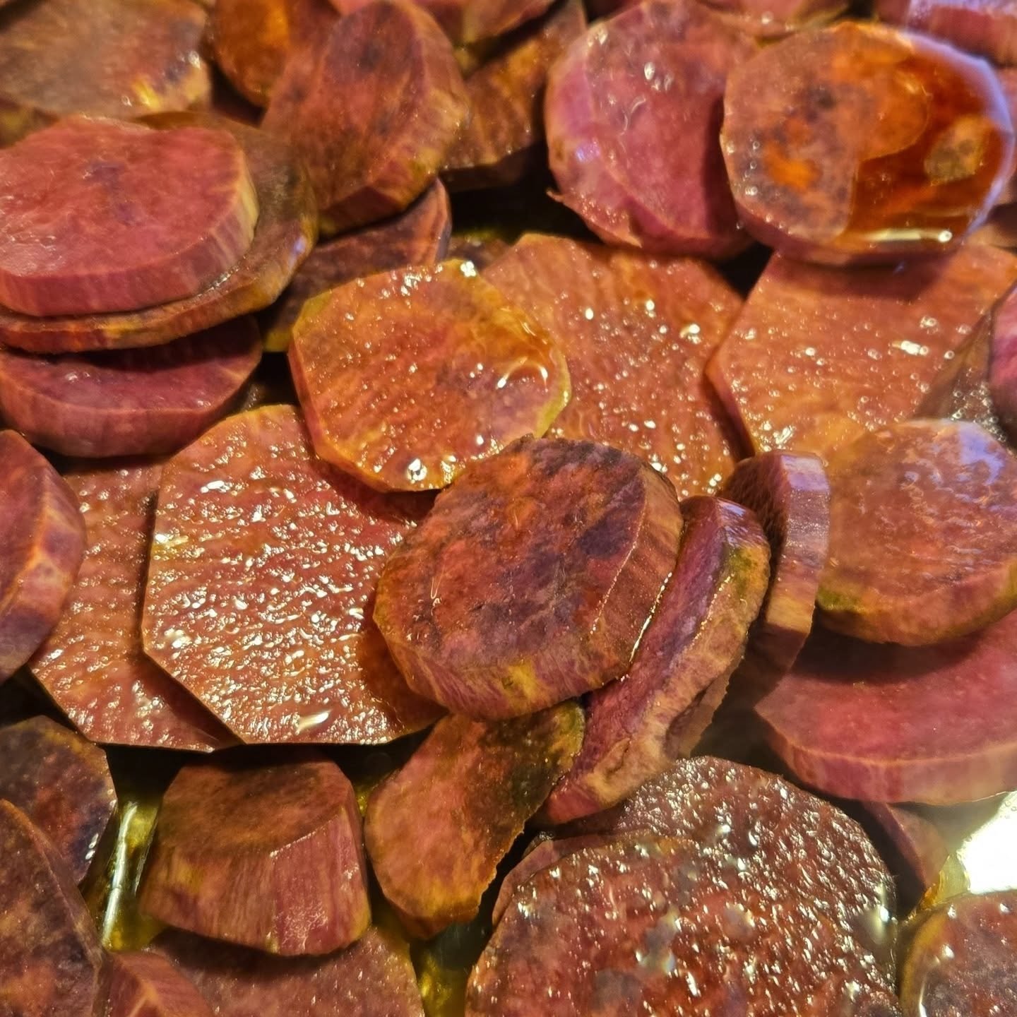 Okinawan sweet potatoes