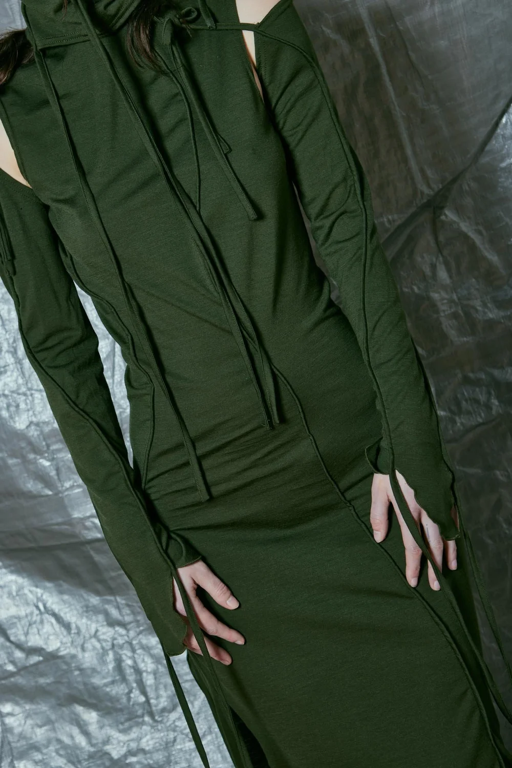 green jellyfish dress Jellyfish At Night Dress – Gorman main image 0