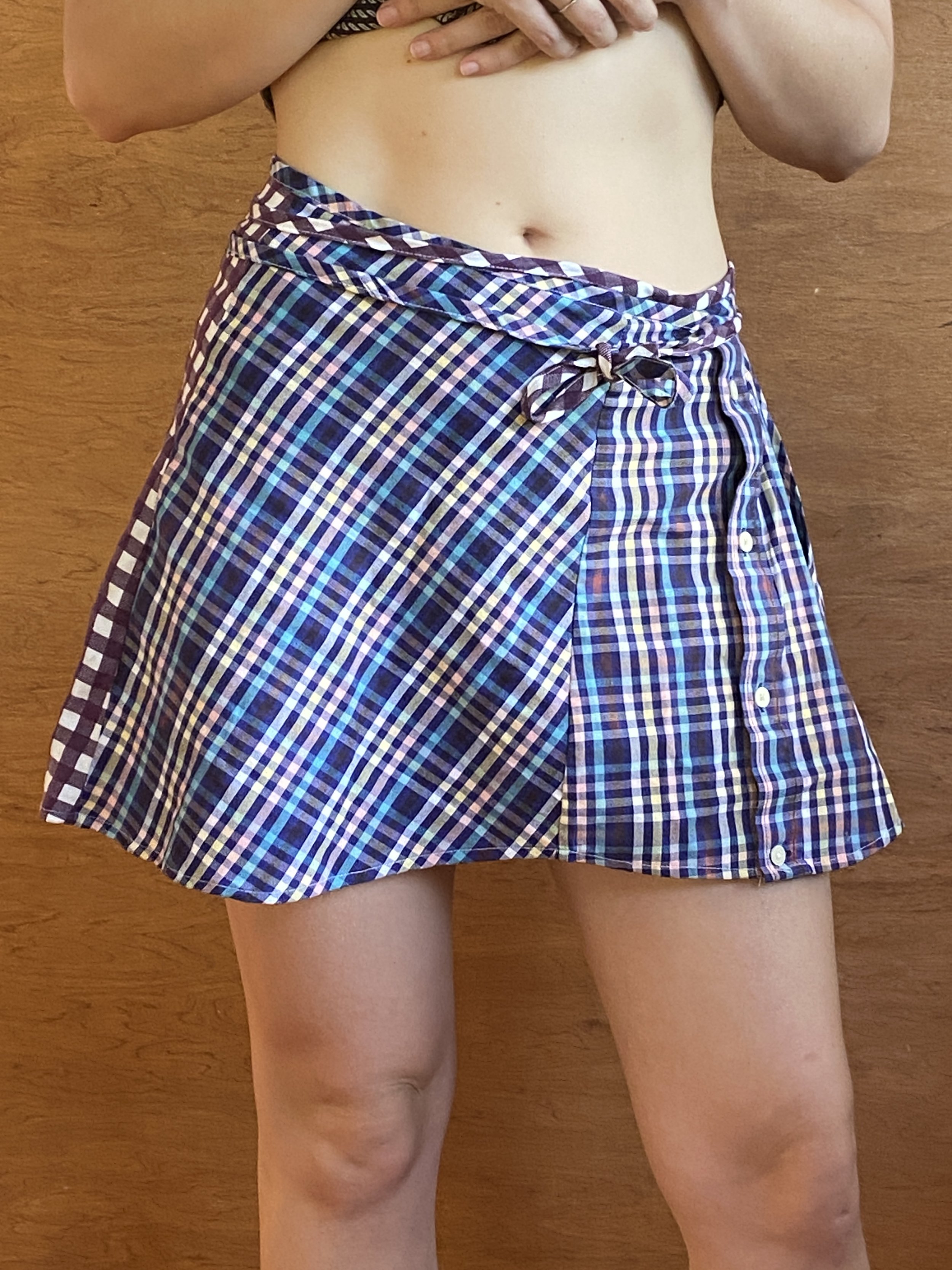Wrap Skirt from shirts