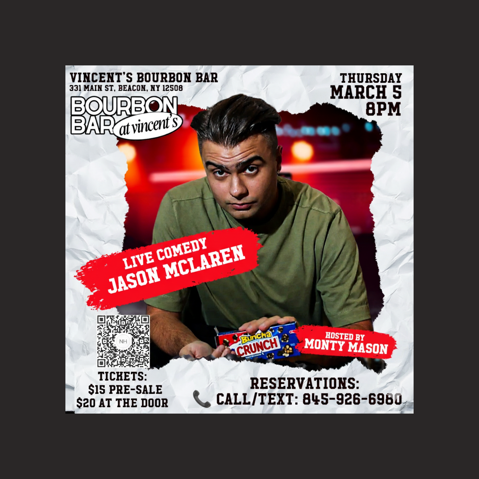 Live Comedy - Jason Mclaren