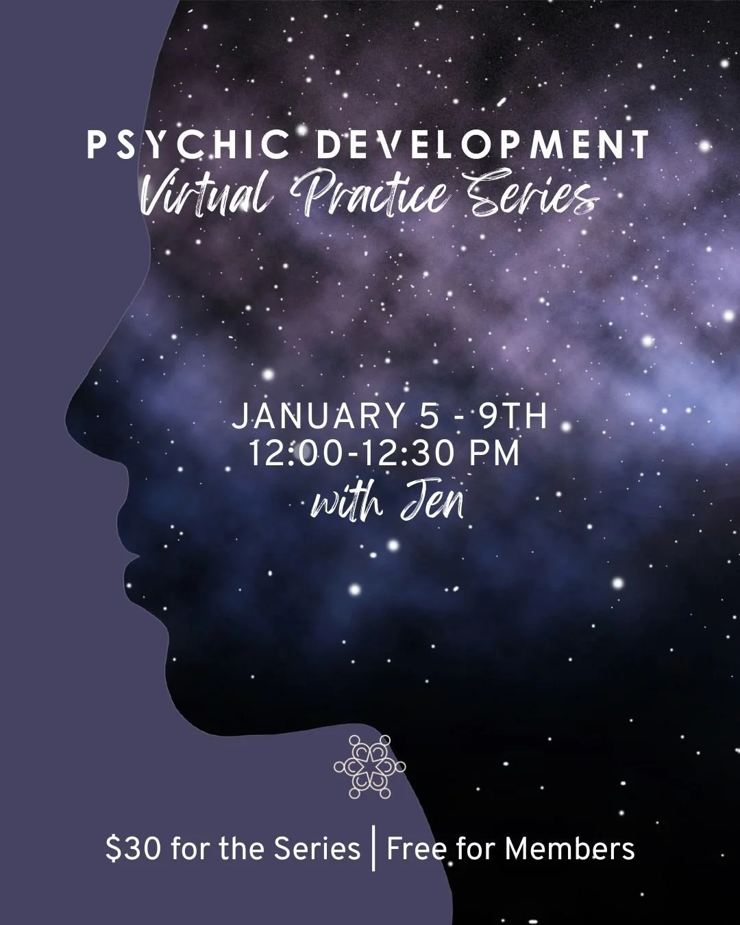 Five mid-day pauses. One sacred commitment to the subtle self.

Join Jen @yogaendeavour for a special online Psychic Development series&mdash;a 30-minute noon practice weaving mantra, pranayama, and meditation to awaken inner clarity and energetic aw