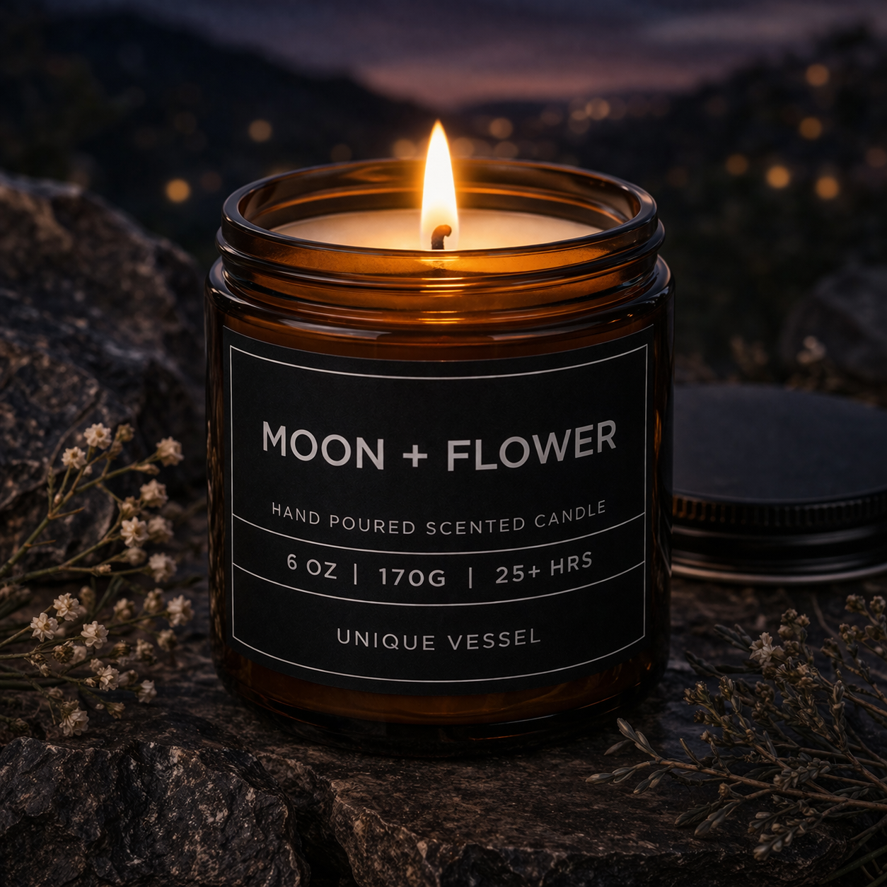 Cozy candlelight with warm bokeh ambiance.png