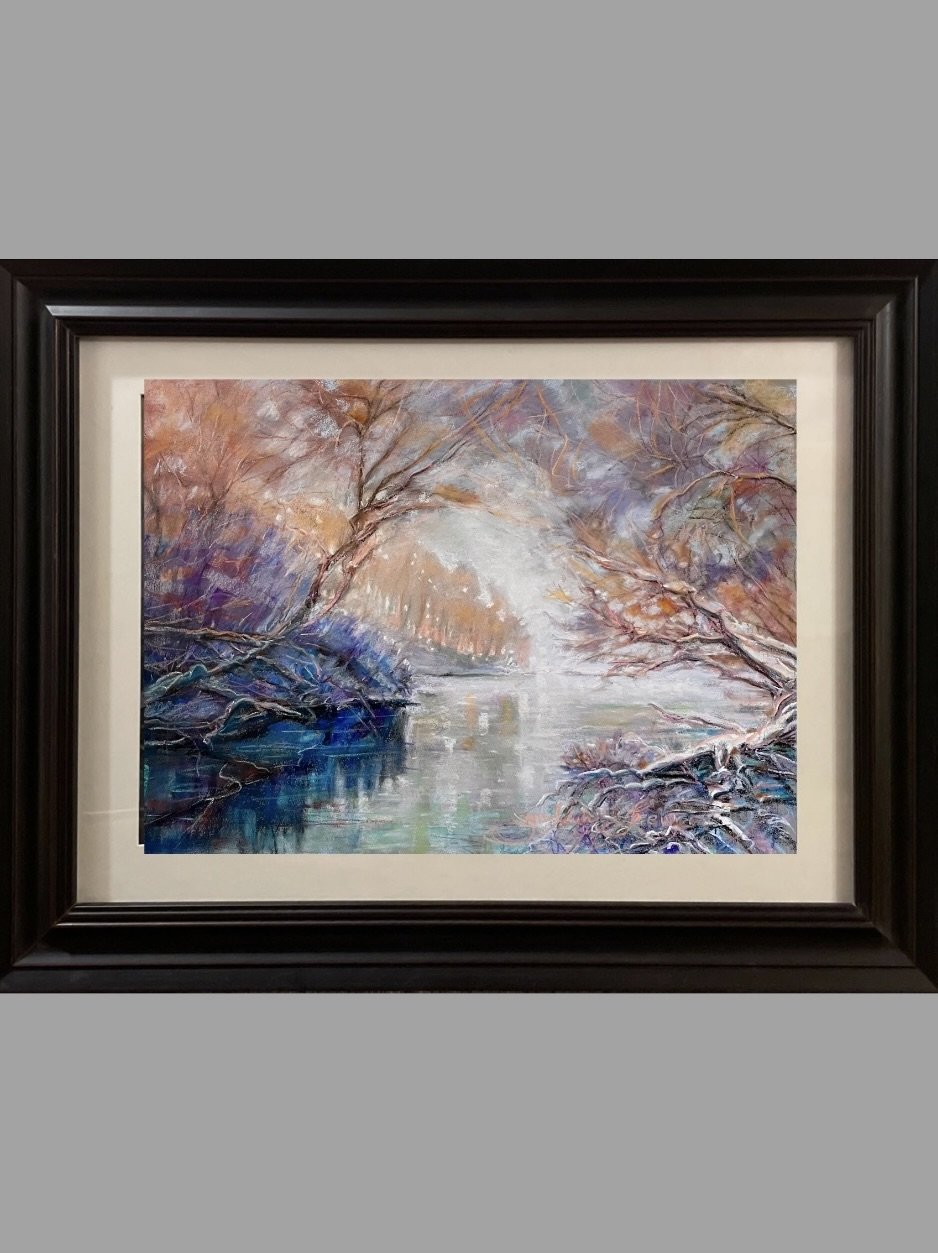 Foggy Winter Scene