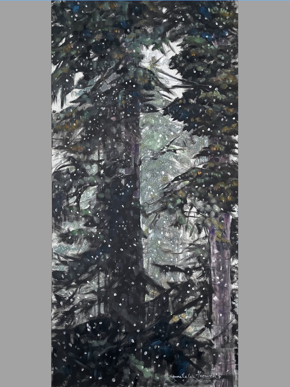 Snowflakes in Big Trees
