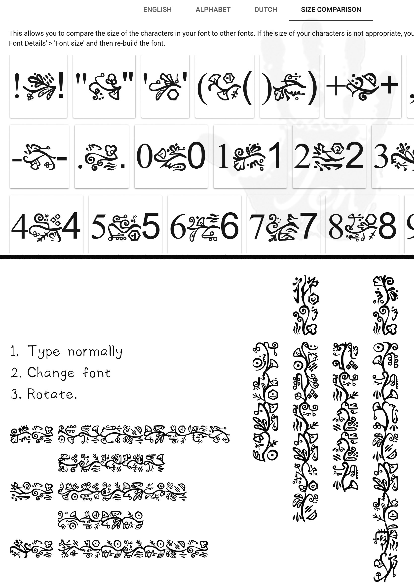Yen's Nonsense Font - Bee