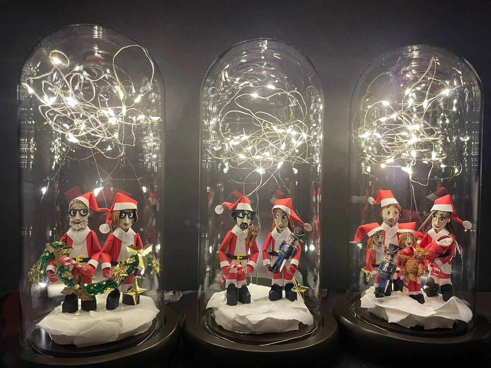 Portraits miniatures (thématique Noël)