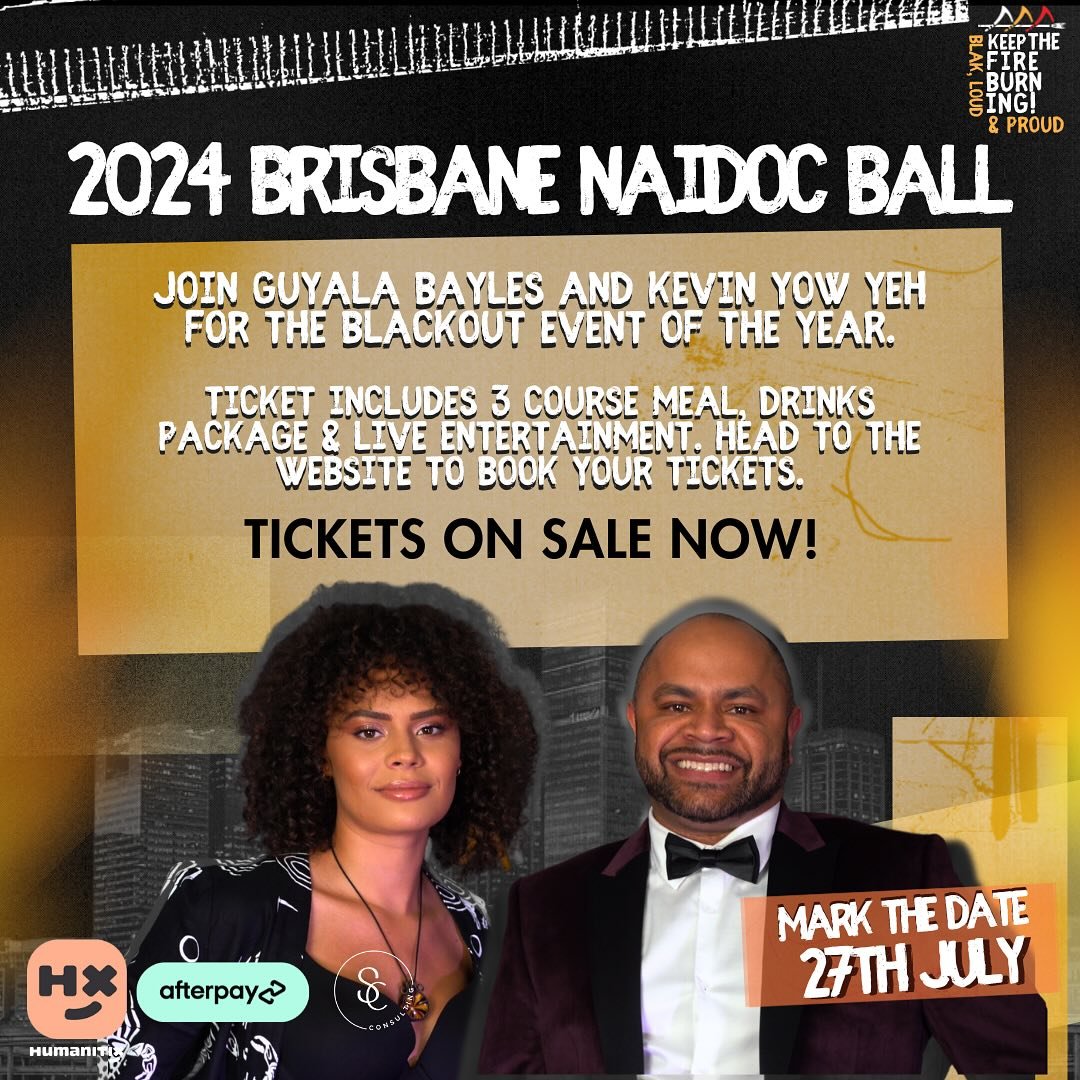 Tickets are OFFICIALLY LIVE NOW!!!! Jump online to grab your tickets for the NAIDOC event of the year. #naidoc #brisbane #brisbanenaidoc