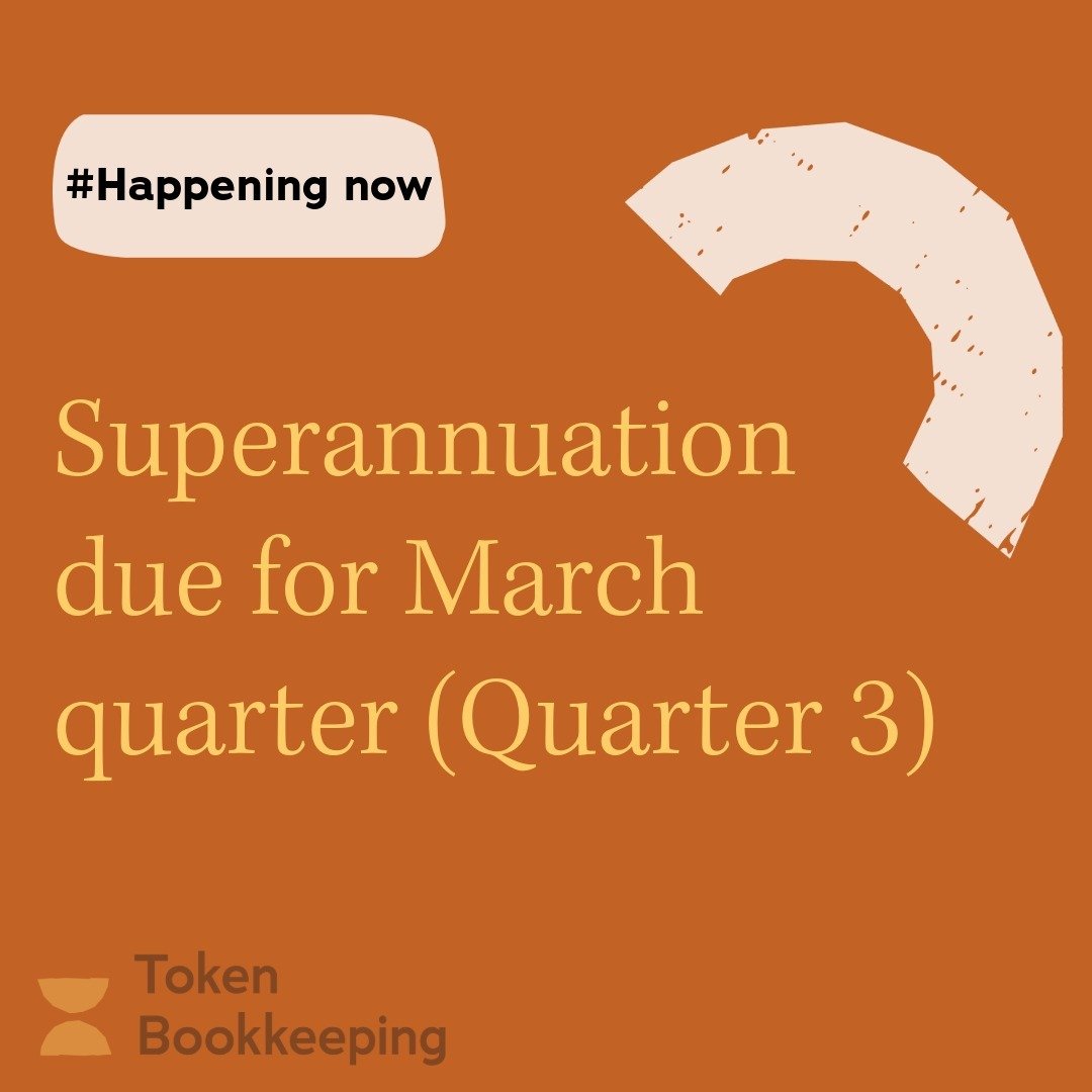 Superannuation due today!

#VirtualBookkeeper 
#Xerocertifiedbookkeeper
#Onlinebookkeeper
#Smallbusinessbookkeeper
#ATOduedates