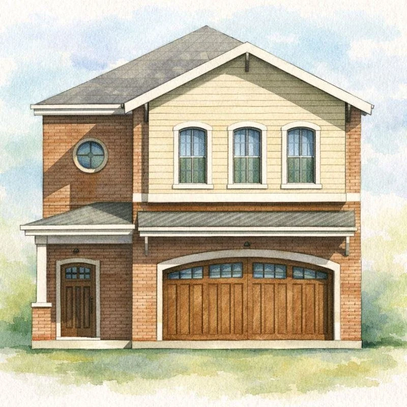 🏙️ The "Tall &amp; Skinny" Face-Off!
Option 1: The Modern Minimalist 🟢
This design is all about clean lines and bold choices. It features:

A striking shed roofline for a sharp, contemporary edge.

Vibrant green vertical siding that stand