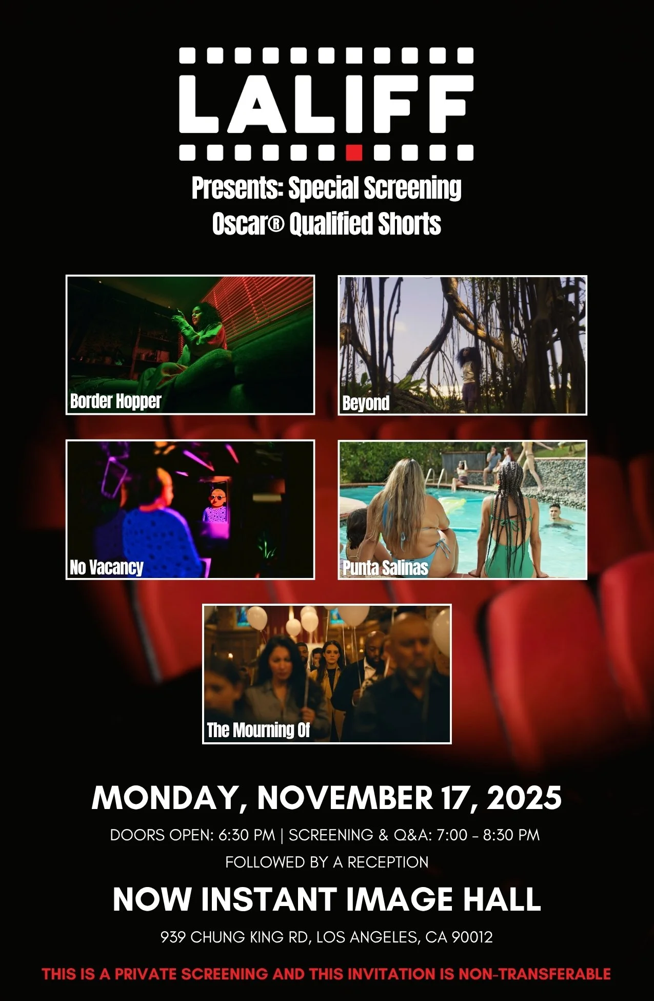 LALIFF Presents: Special Screening Oscar® Qualified Shorts