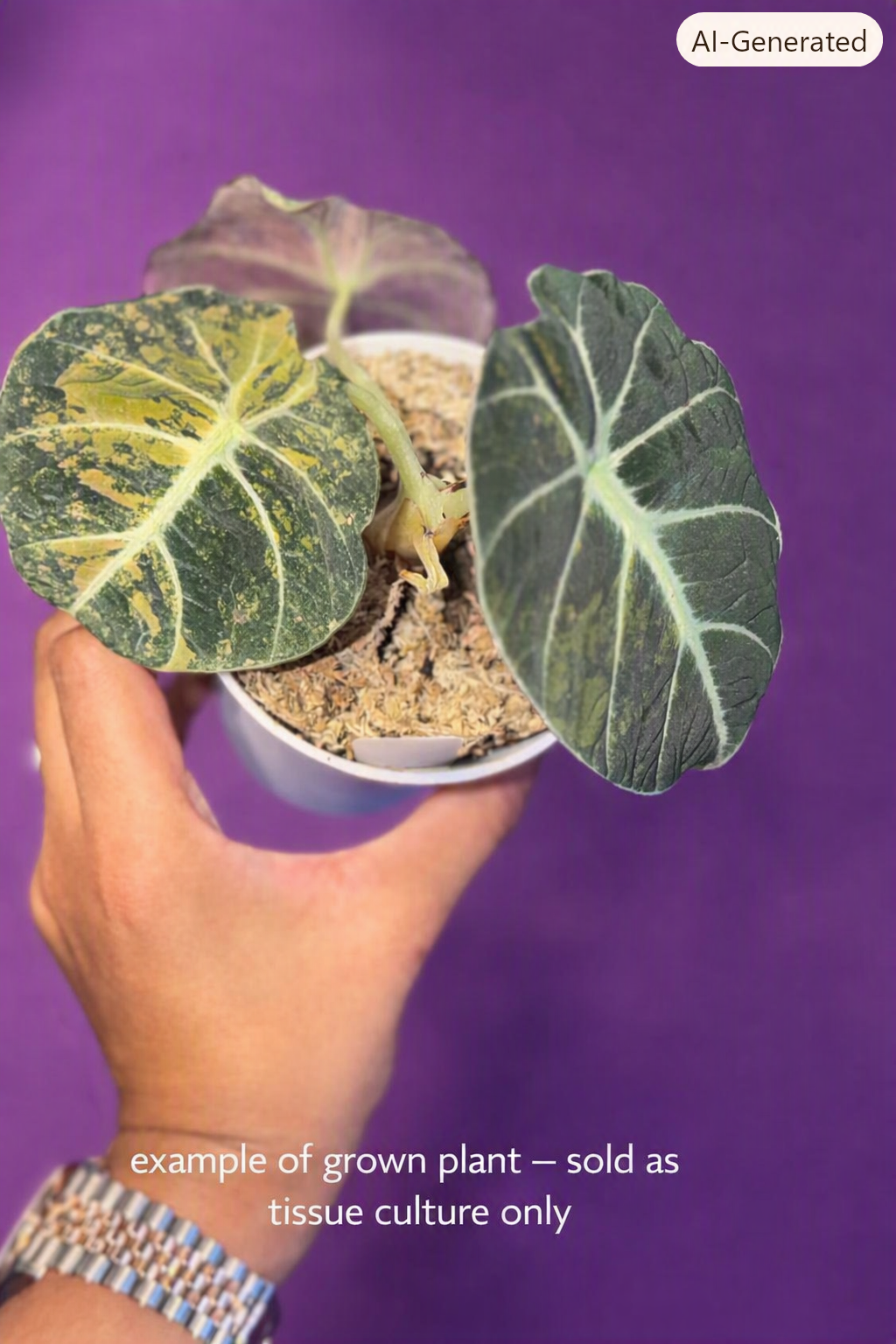 Alocasia Black velvet Aurea Grown.png