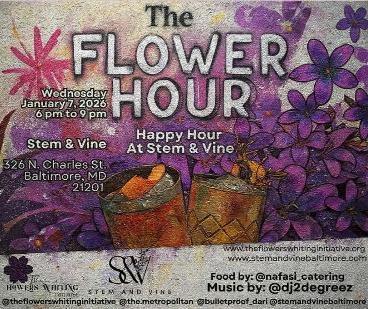 The Flower Hour Happy Hour at Stem &amp; Vine- January 5
