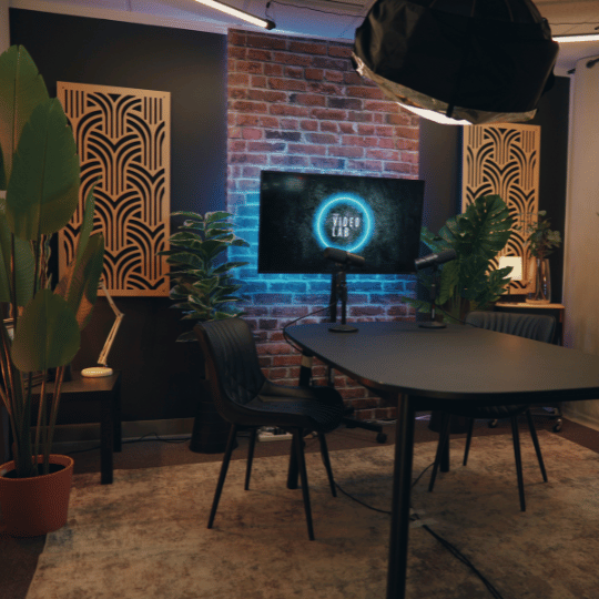 Sioux Falls video studio for recording podcasts and YouTube videos