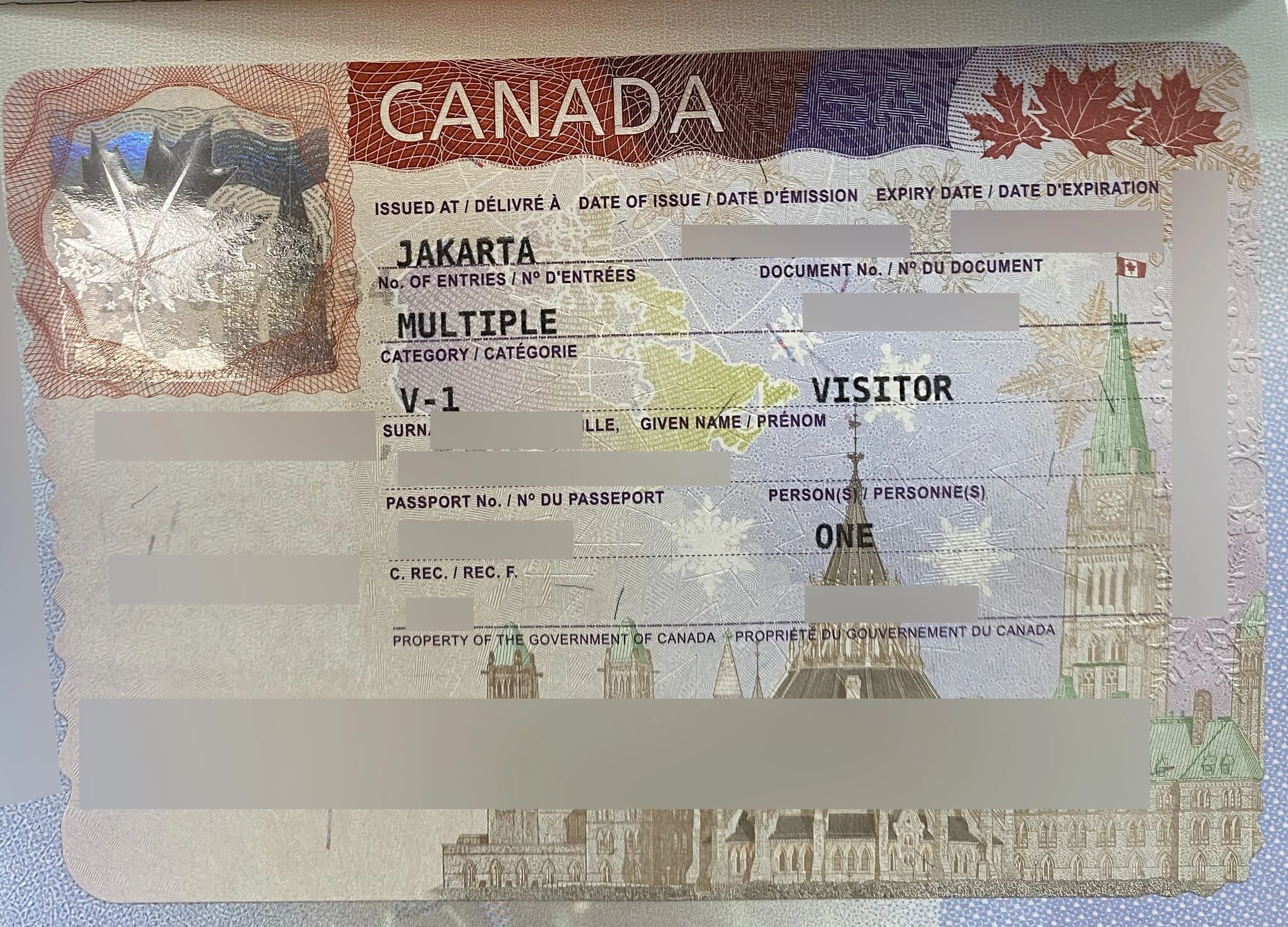 Canada Tourist Visa