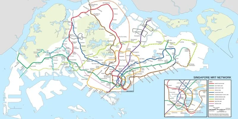 Panduan Transportasi Publik Singapura - MRT Singapura